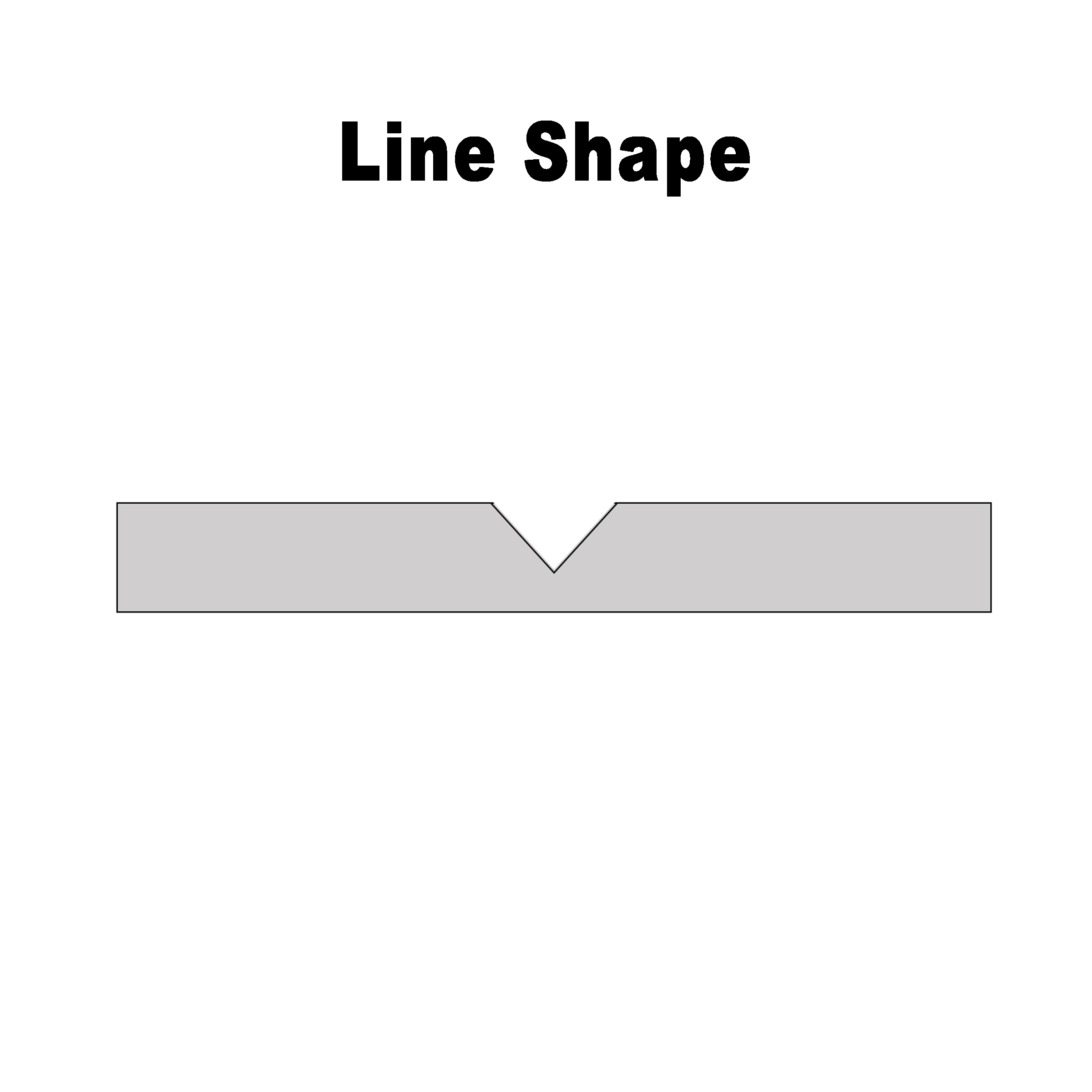 V shape