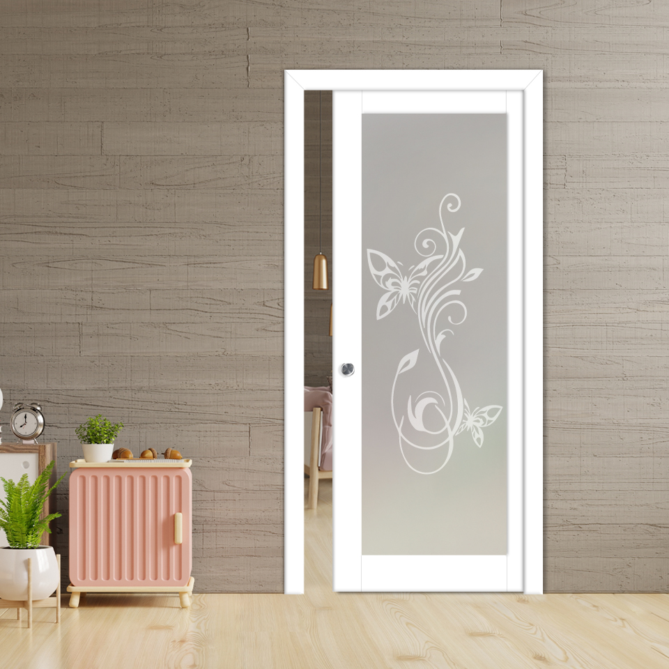 Glass Barn Door (Full-Private)_Recessed Grip Handle