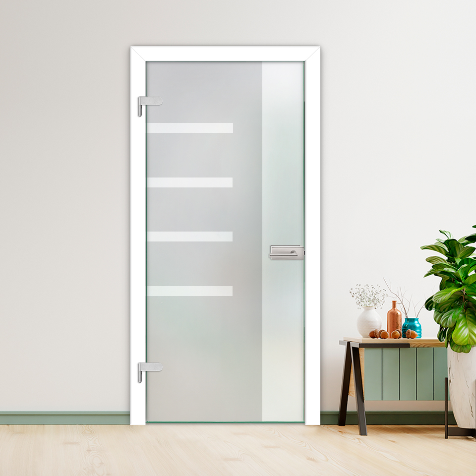 Hinged Glass Door (Model HGD-H+H-0021 Full-Private)