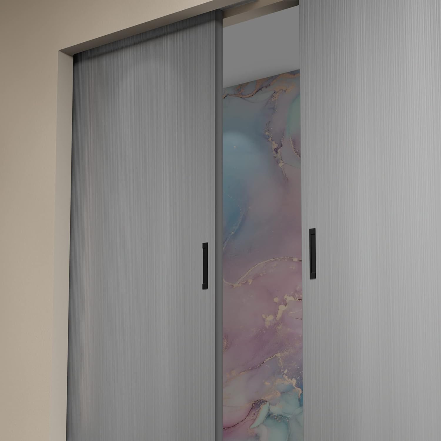 Modern Adhesive Handles For Sliding, Pocket or Closet Doors