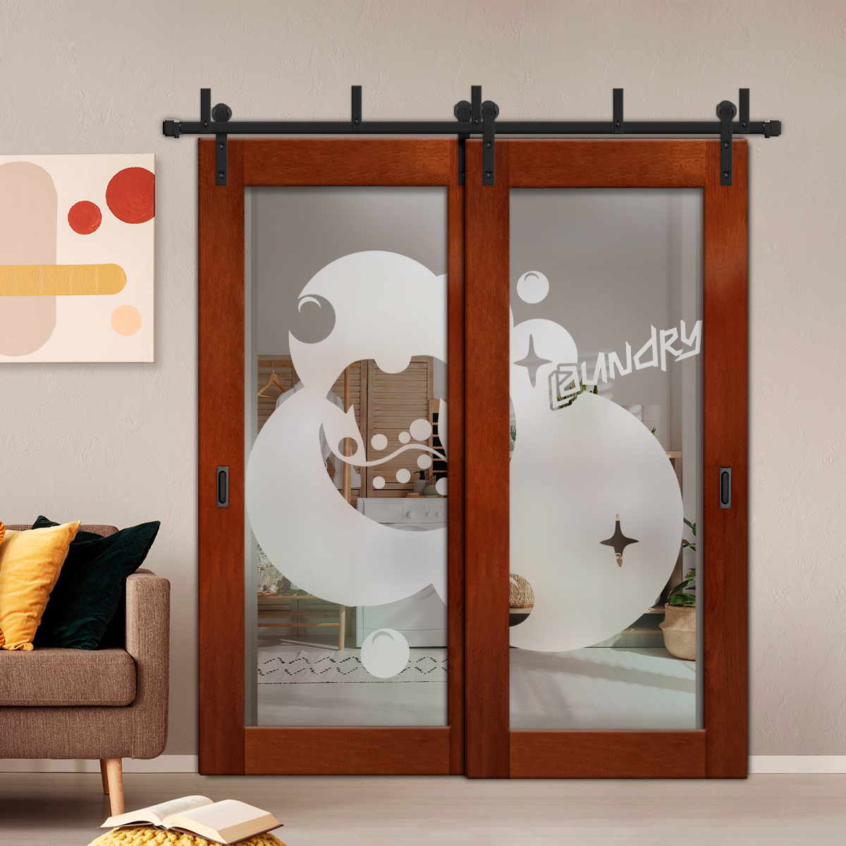 Sliding Barn Bypass Door (Non-Private)