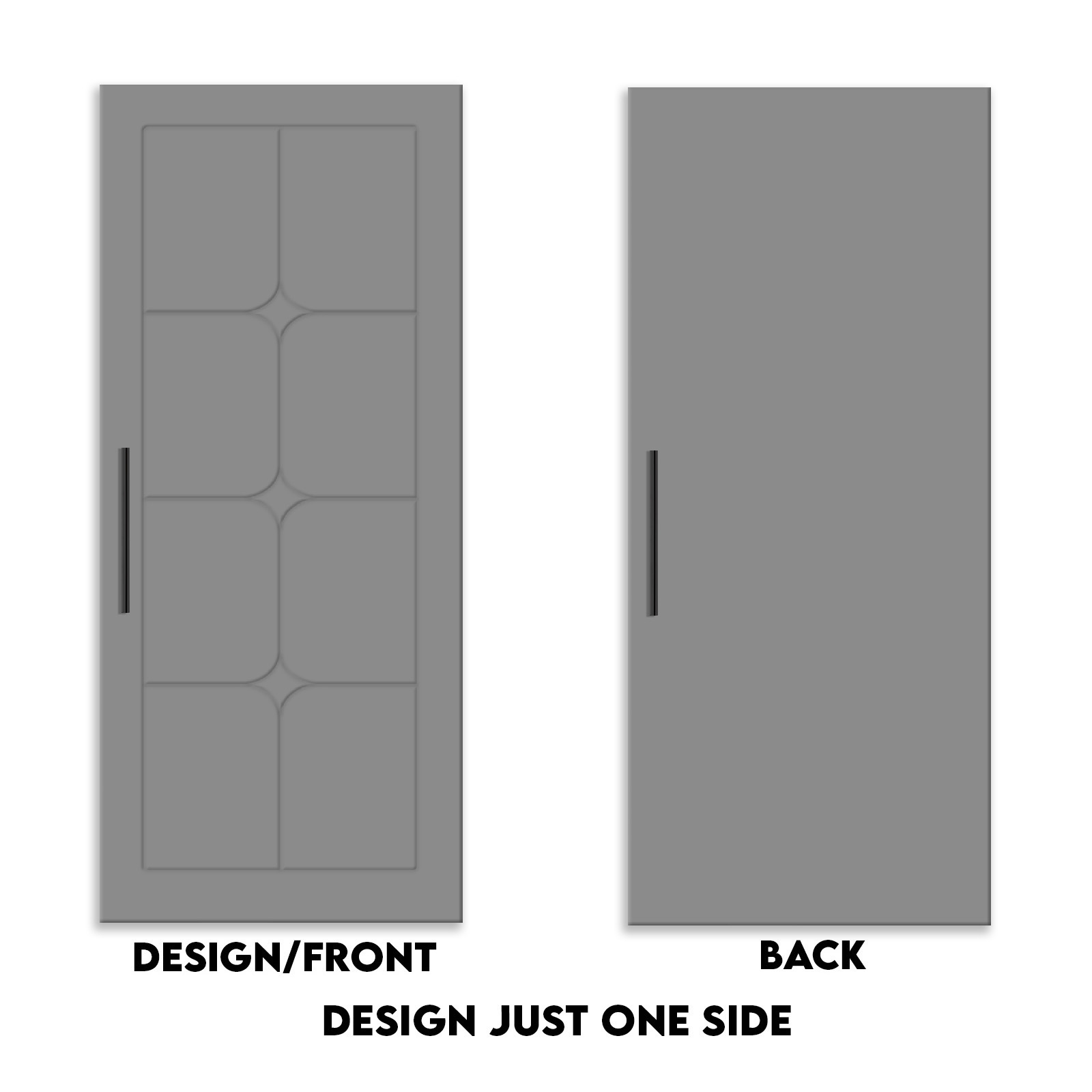 1 x Design (Front Side)