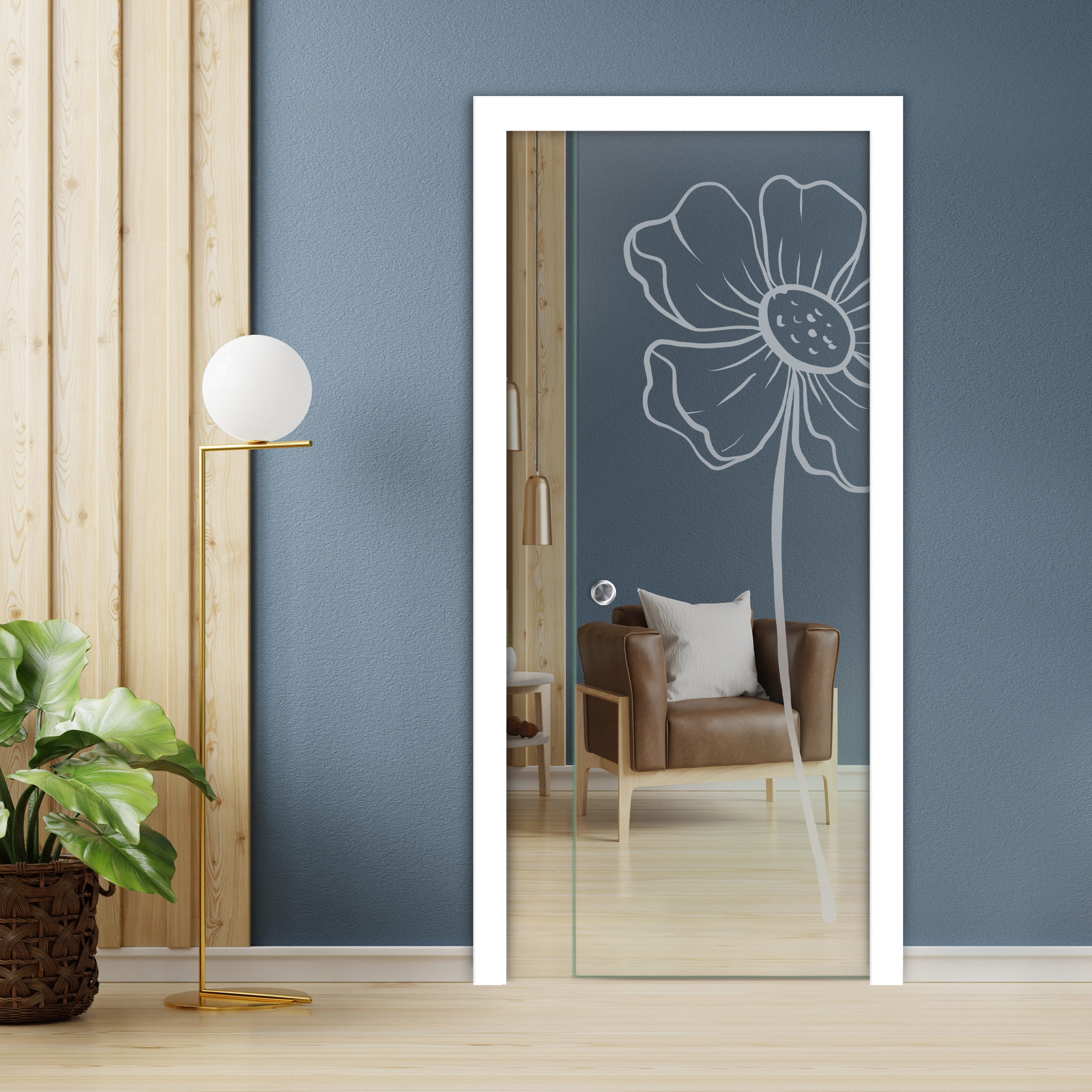 Pocket Glass Barn Door (Model PSGD-0097 Non-Private)