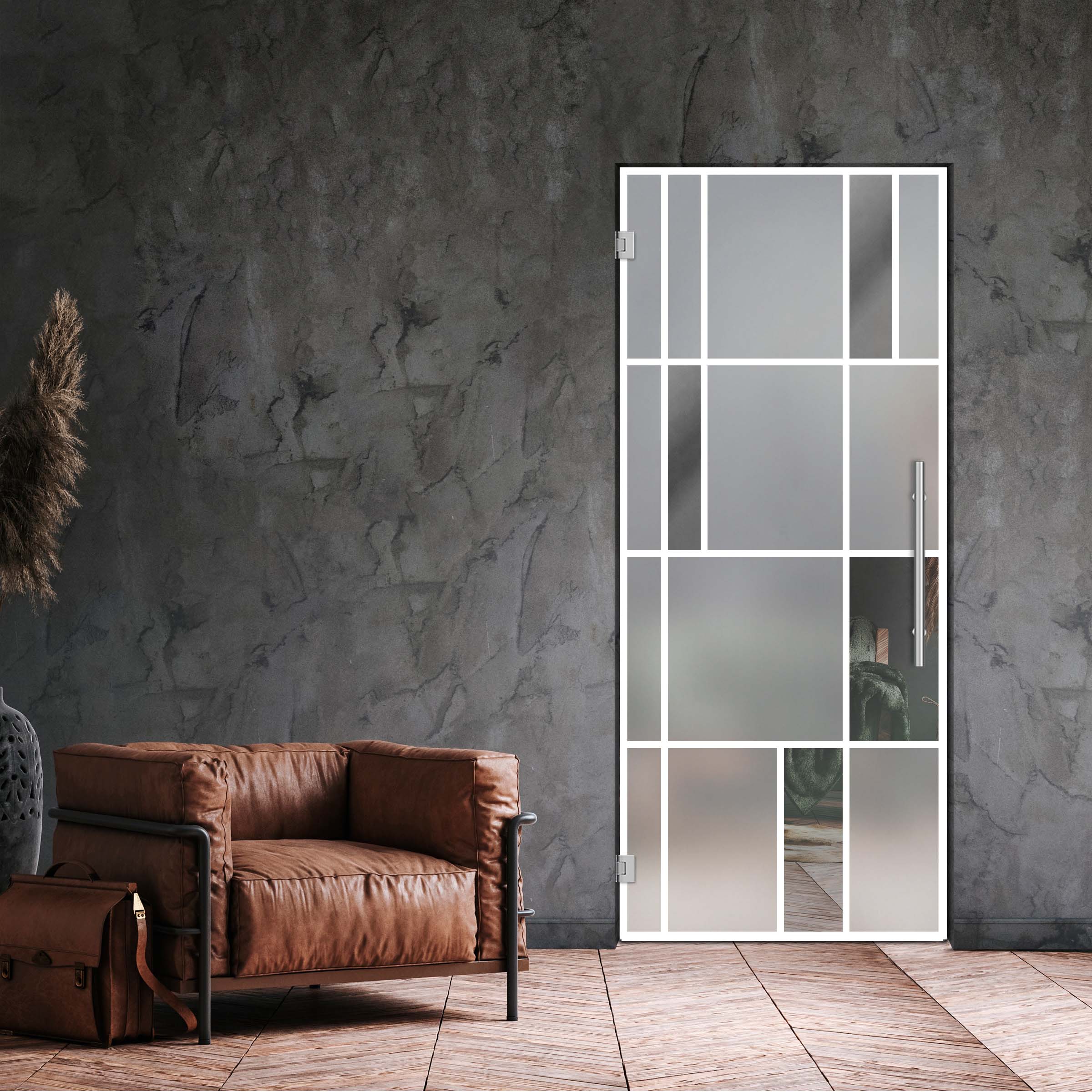 Swing Glass Door Industrial & Loft Style SD-6301