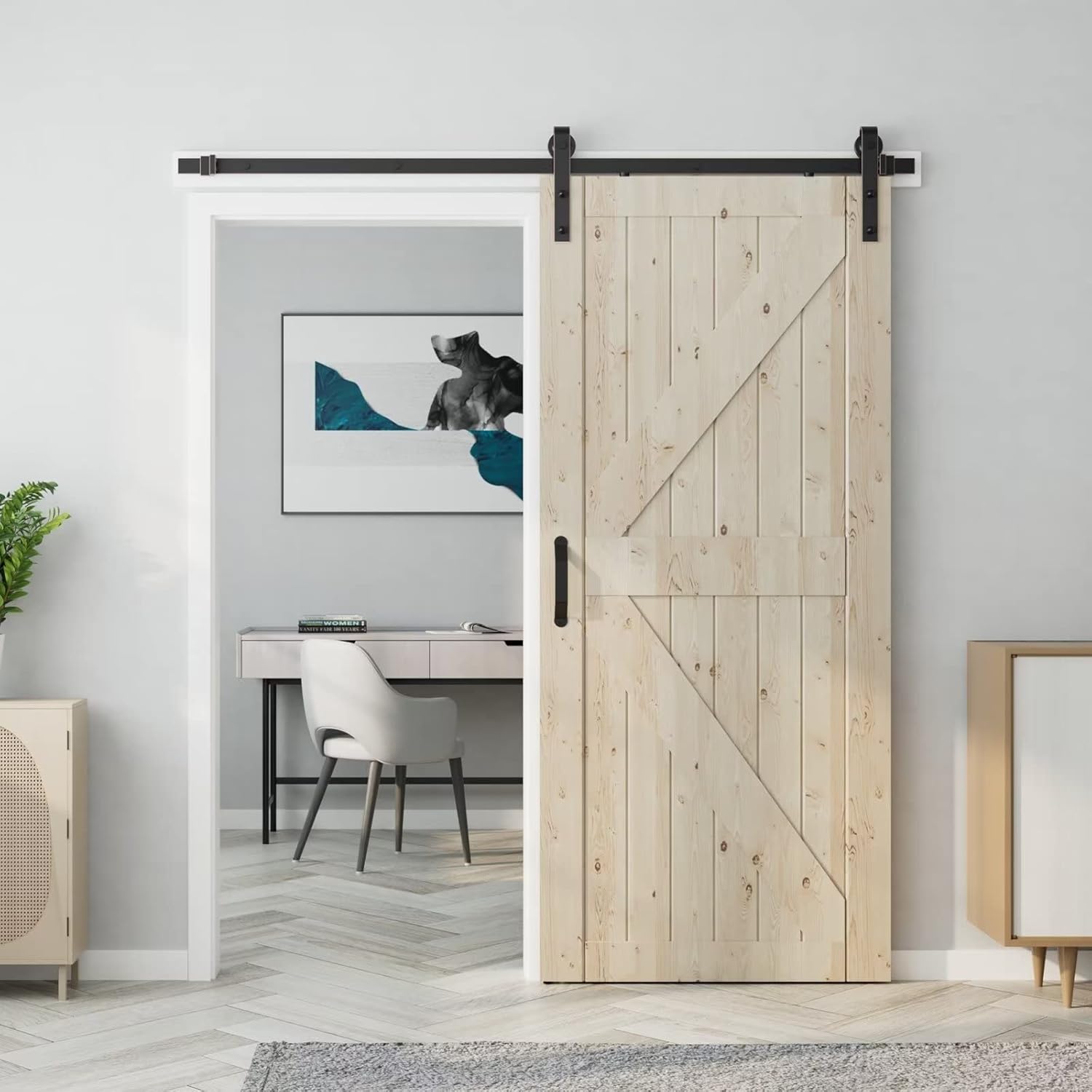 Sliding Wood Barn Door Hardware Kit