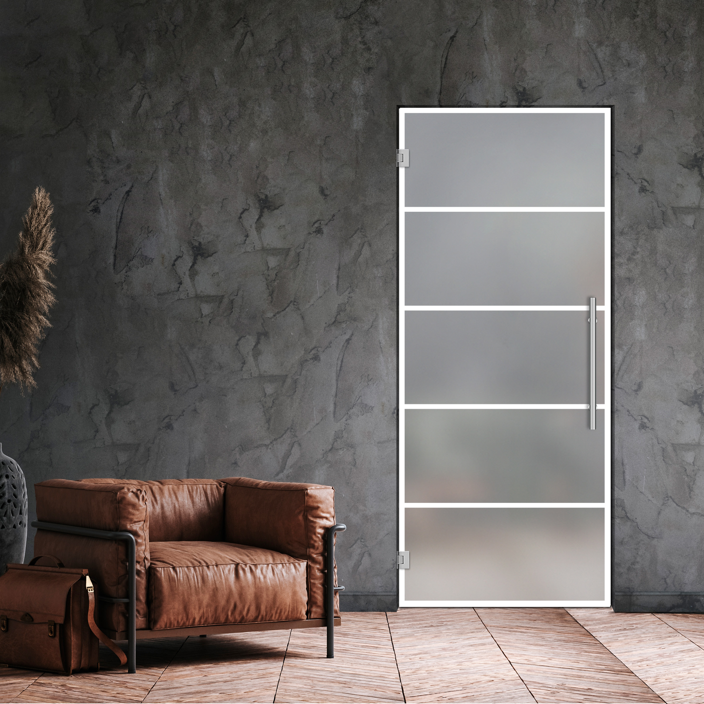 Swing Glass Door Industrial & Loft Style SD-6284