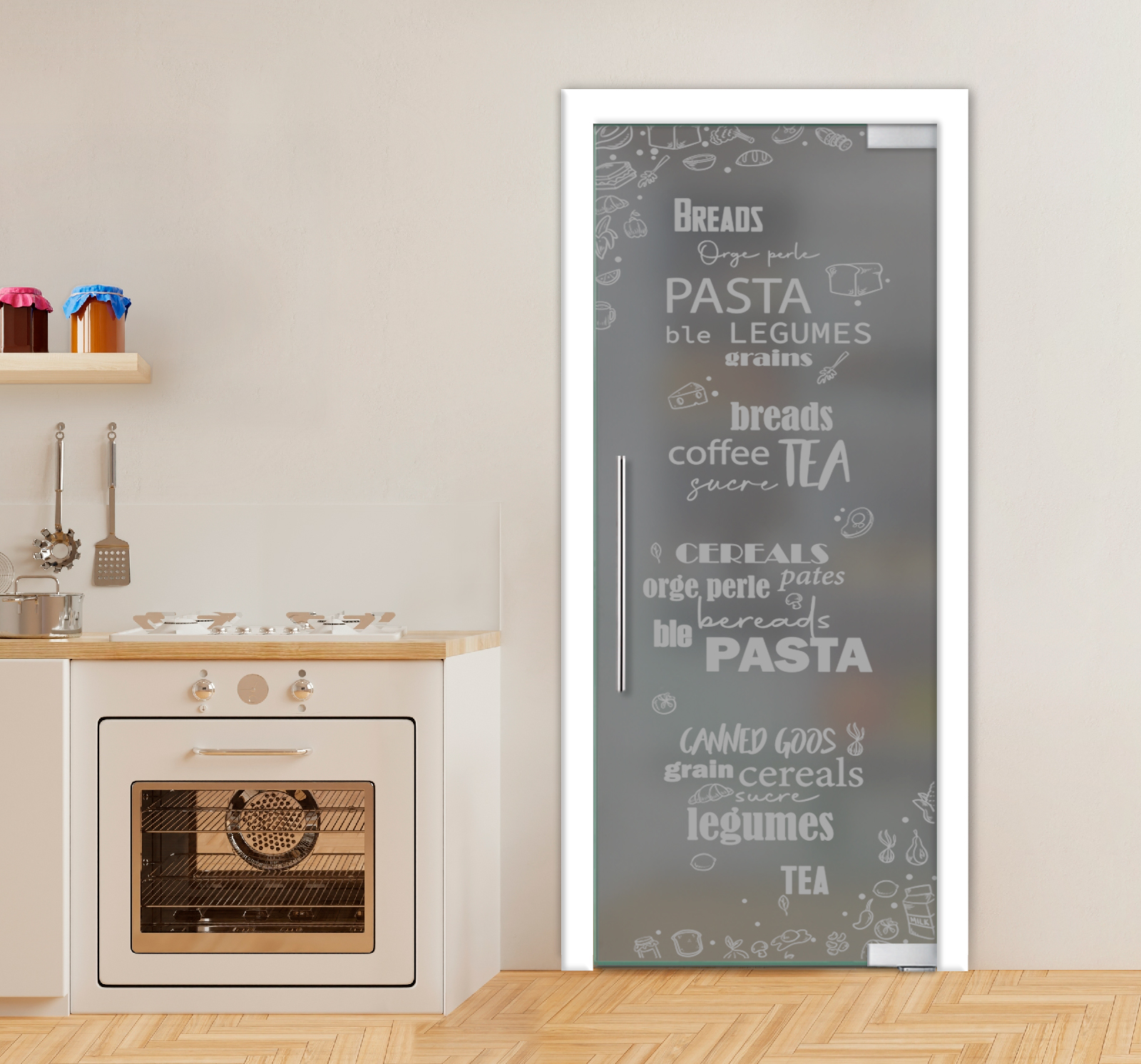 Pivot Glass Door (Full-Private) T-Handle