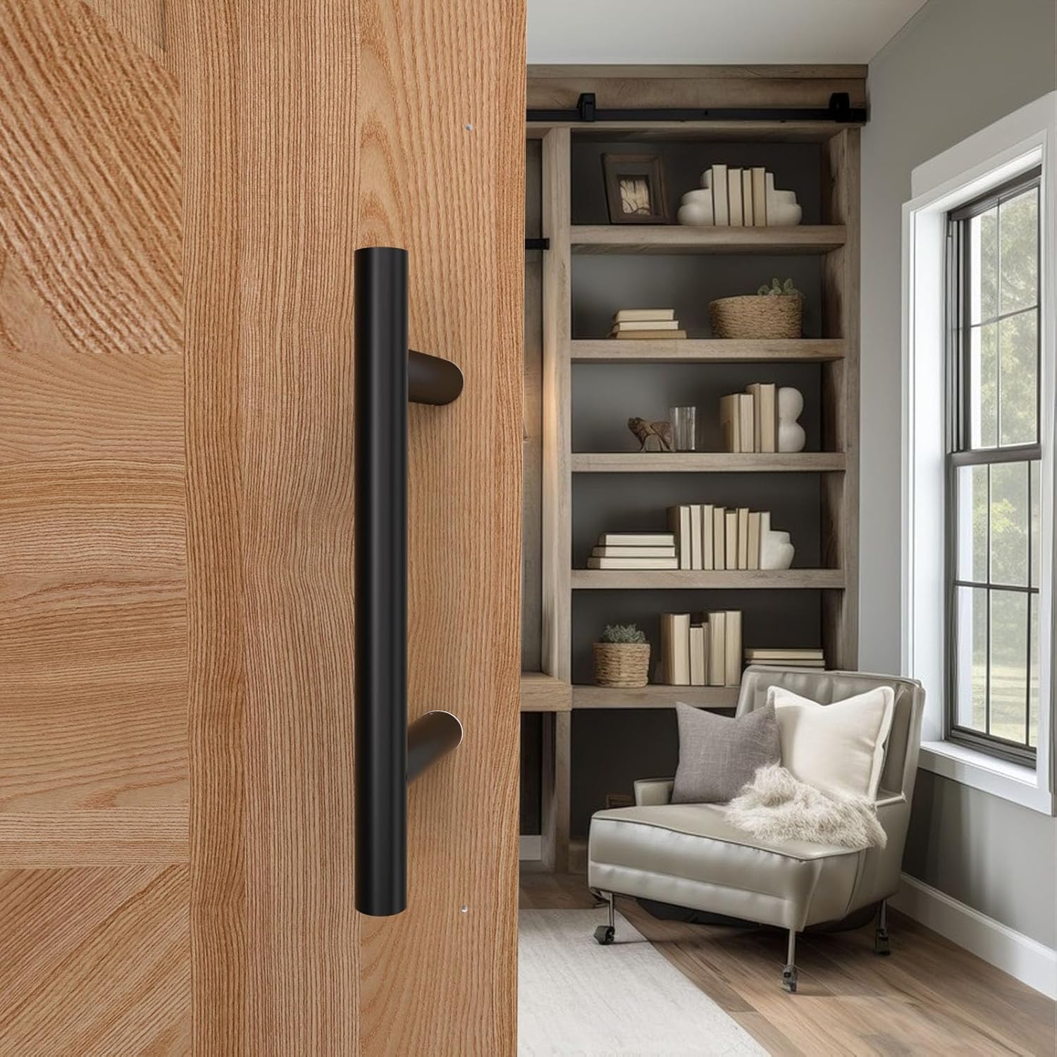 Double-Sided Handle for Wooden Sliding Doors