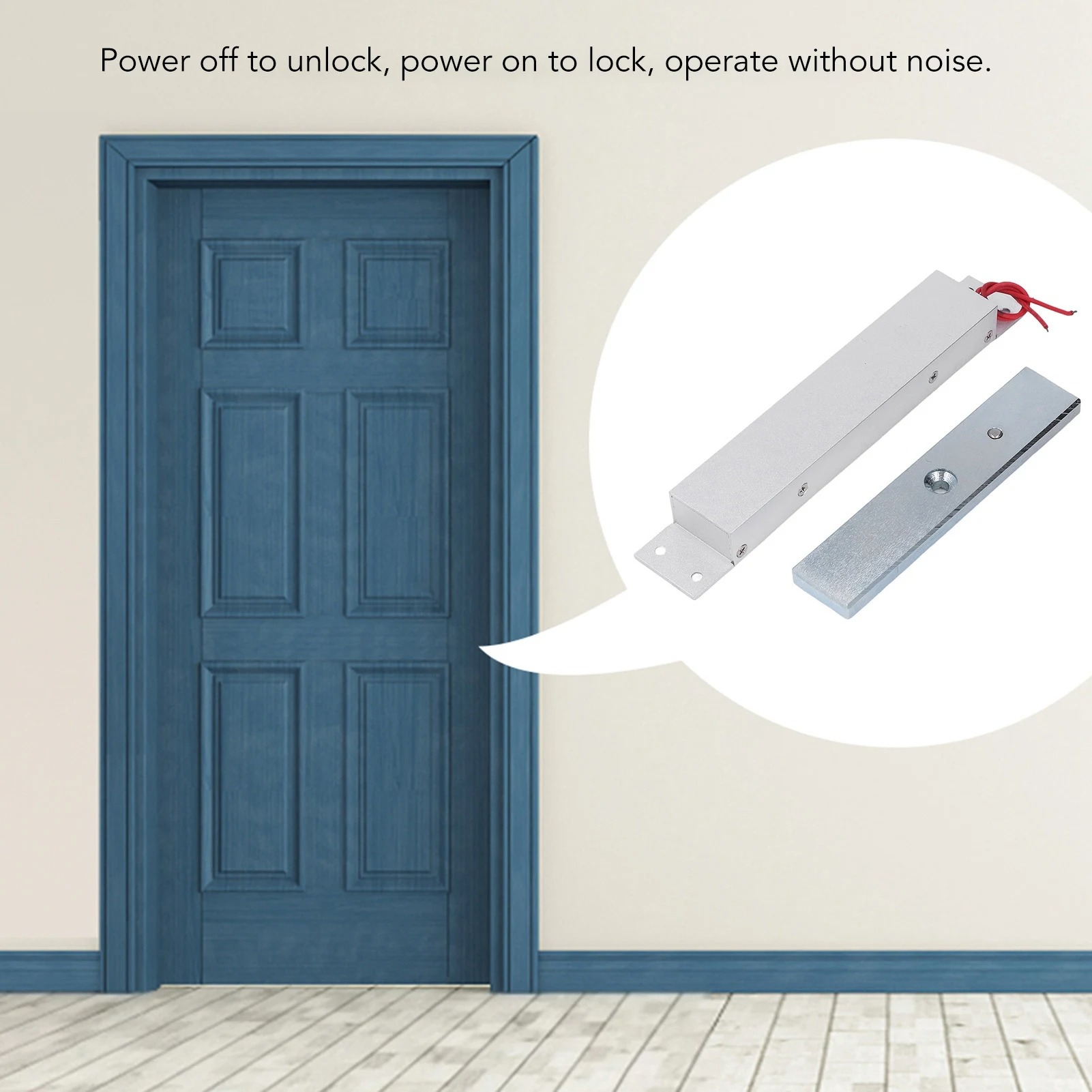 Electric Magnetic Lock for Tempered Glass Door
