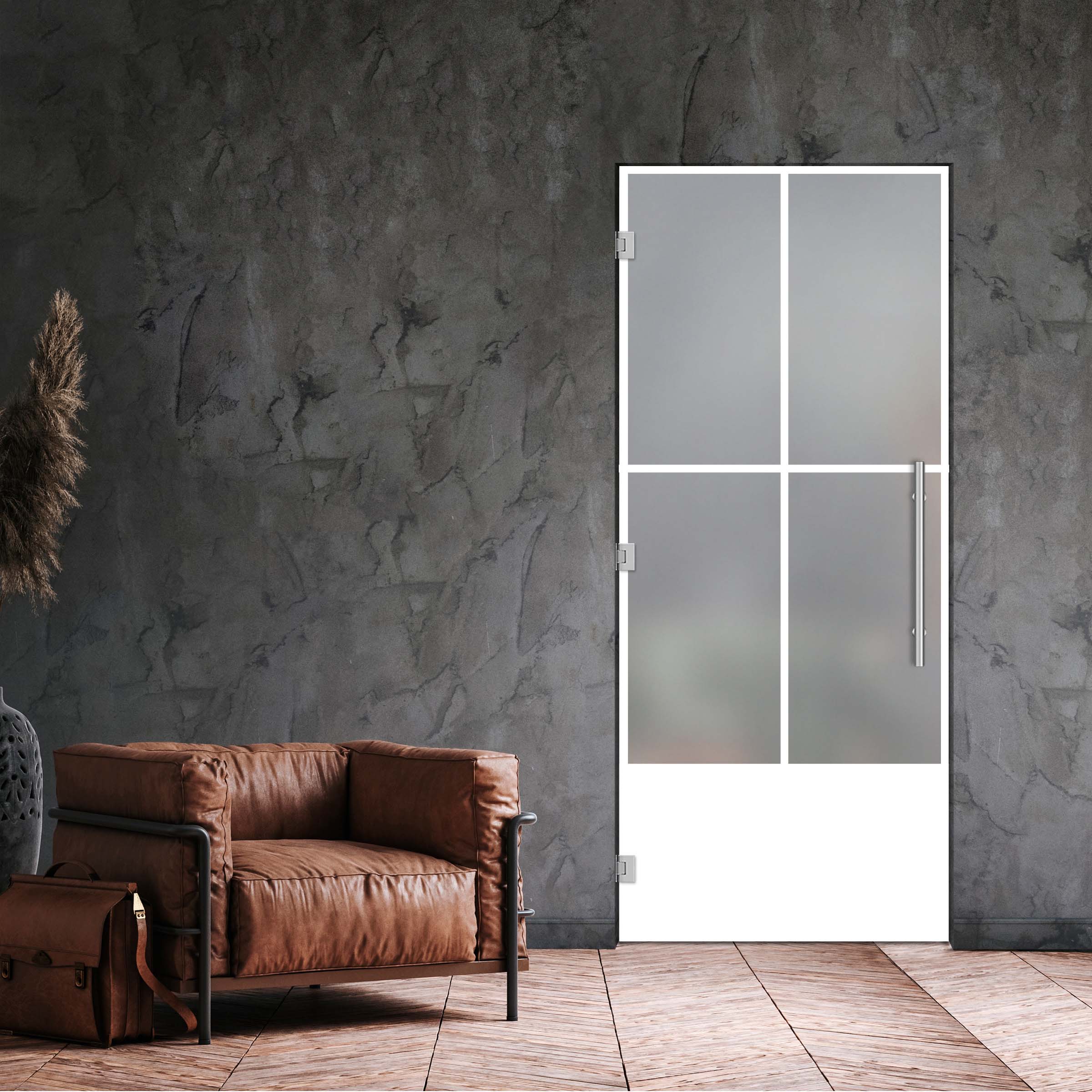 Swing Glass Door Industrial & Loft Style SD-4195