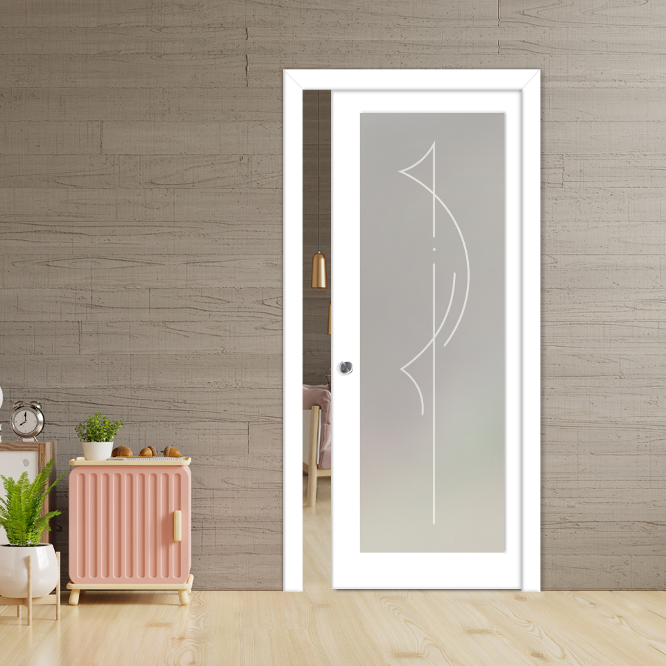 Glass Barn Door (Full-Private)_Recessed Grip Handle
