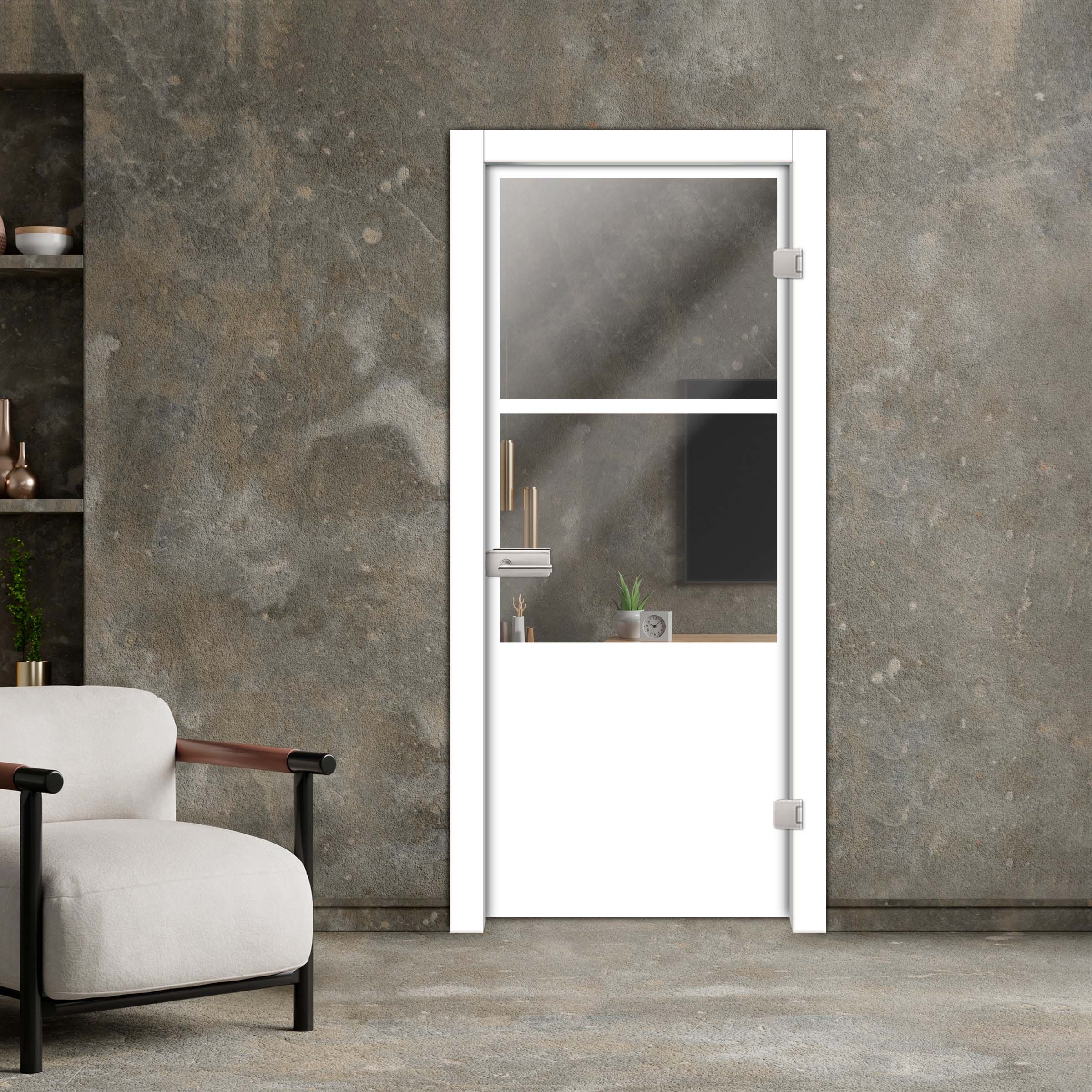Frameless Industrial Style Hinged Glass Door IHGD-5430