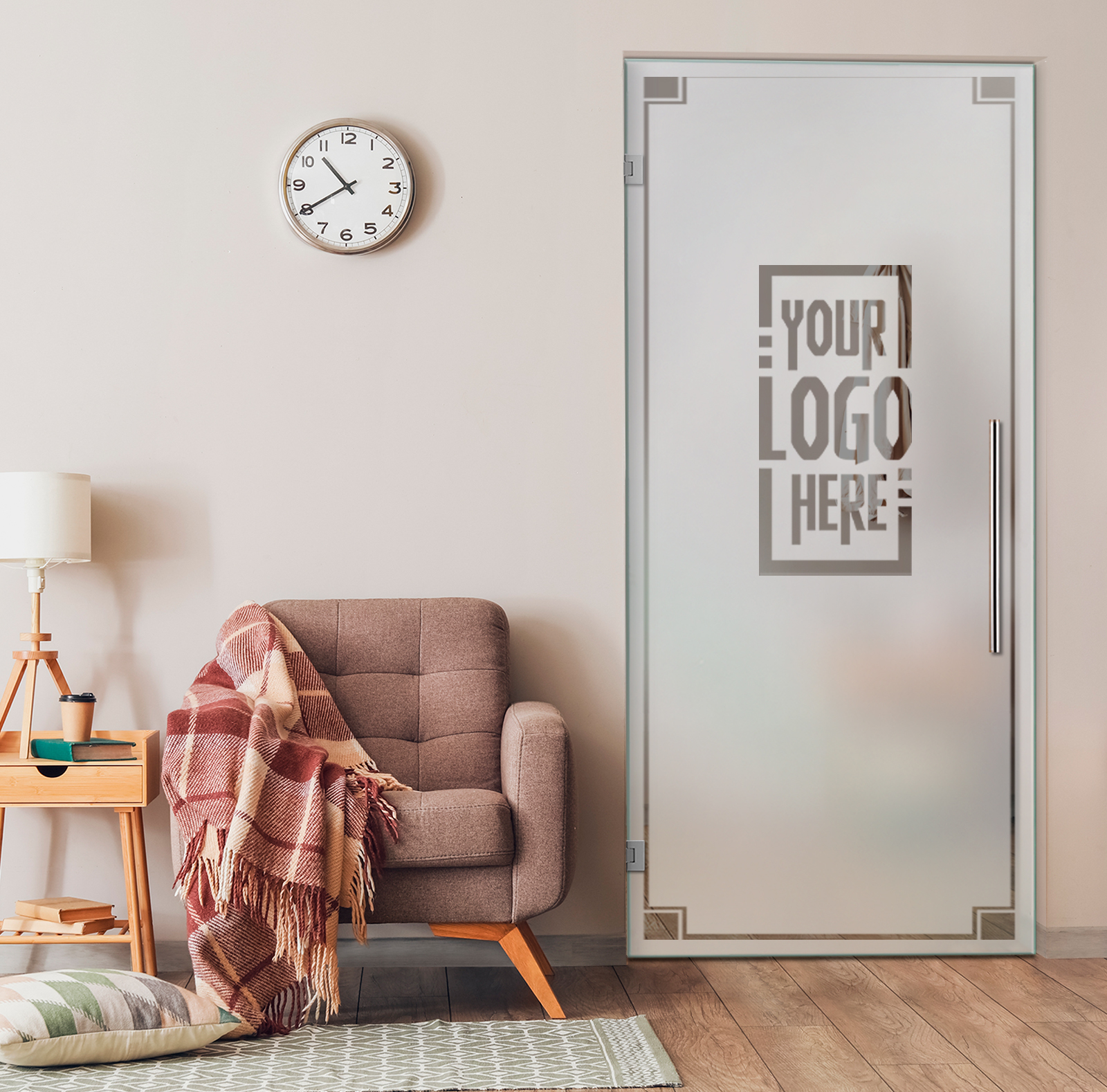 Swing Glass Door (Semi-private) T-Handle