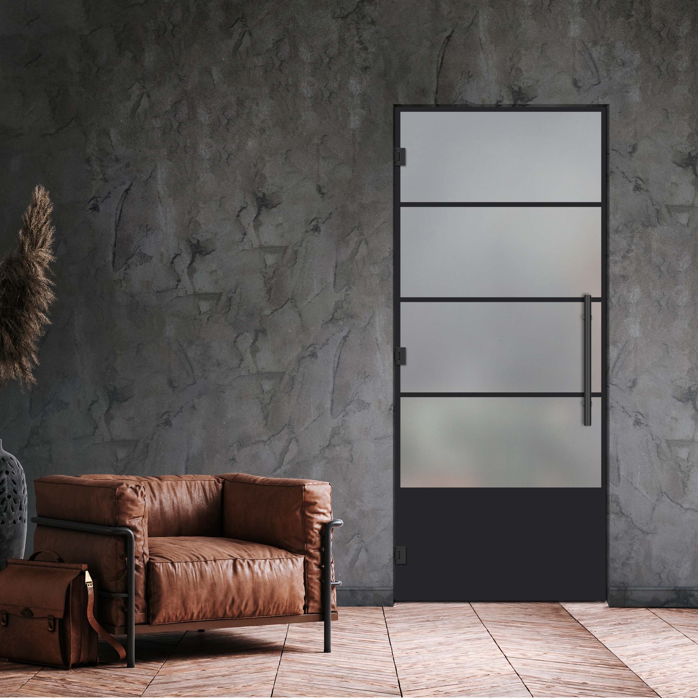 Swing Glass Door Industrial & Loft Style SD-4194