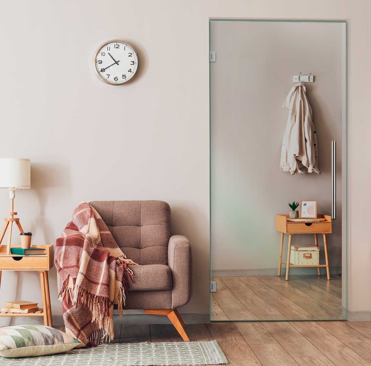 Clear Glass Swing Door SD-2546