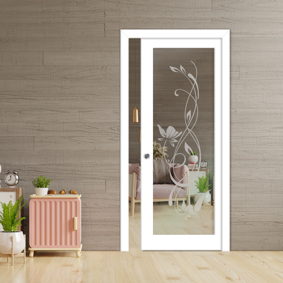 Glass Barn Door (Non-Private)_Recessed Grip Handle