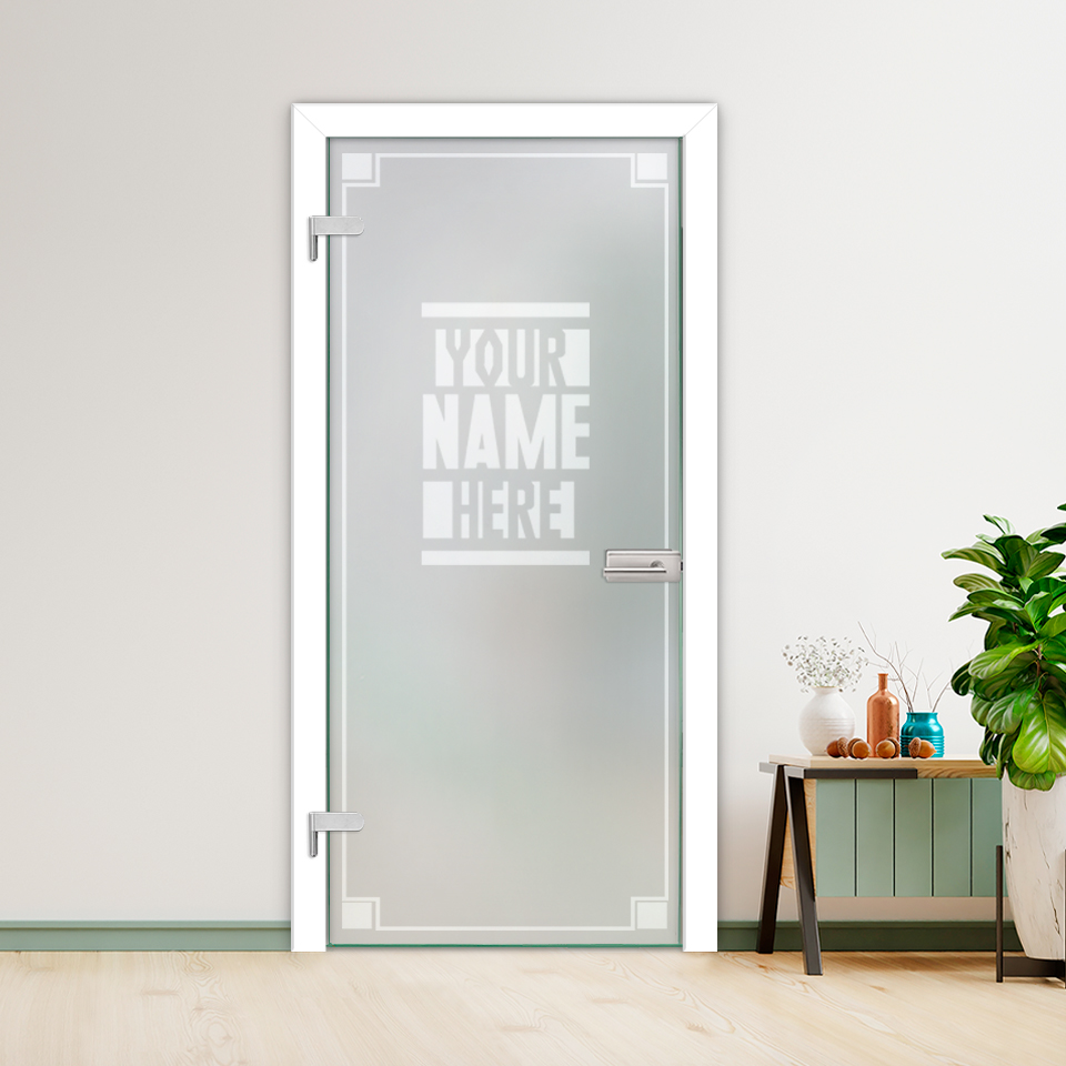 Hinged Glass Door (Full-private) Lock
