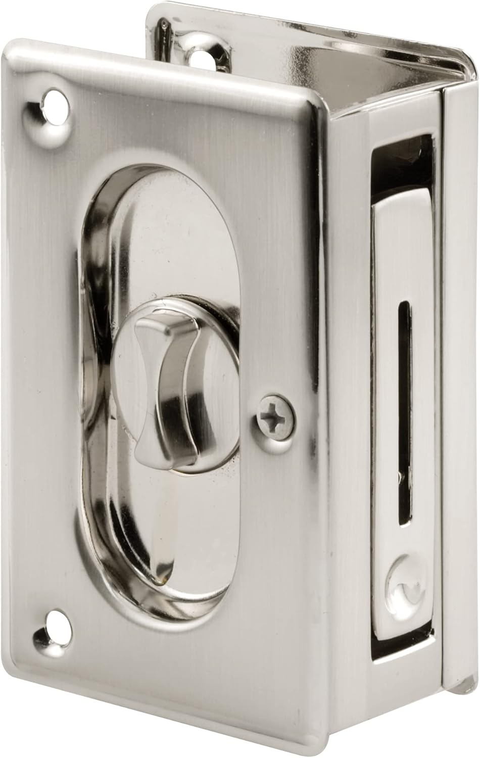 Privacy Brass Door Lock with Pull for Wooden Pocket Door