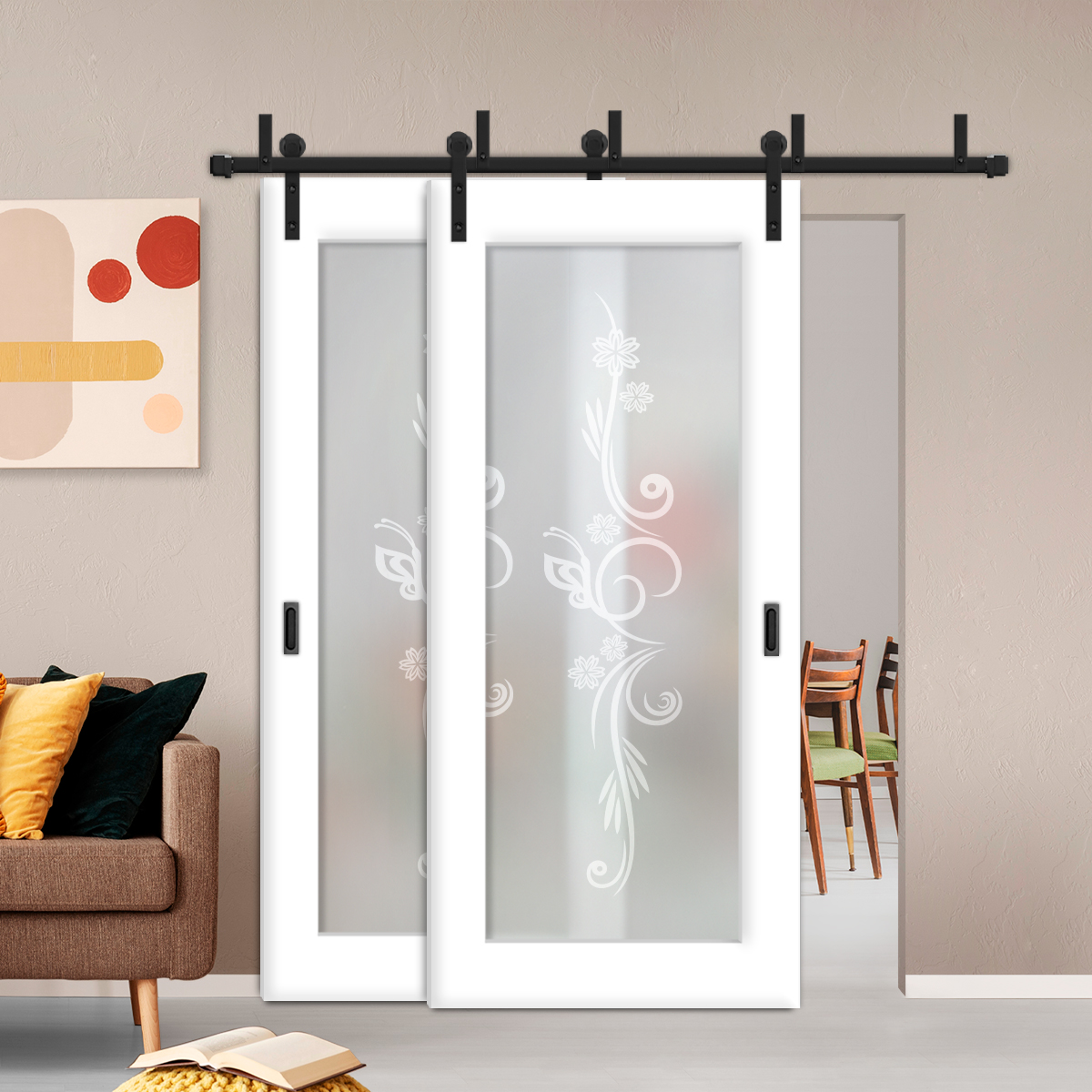 Sliding Barn Bypass Door (Full-Private)