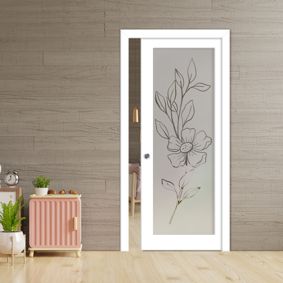Glass Barn Door  (Semi-Private)_Recessed Grip Handle