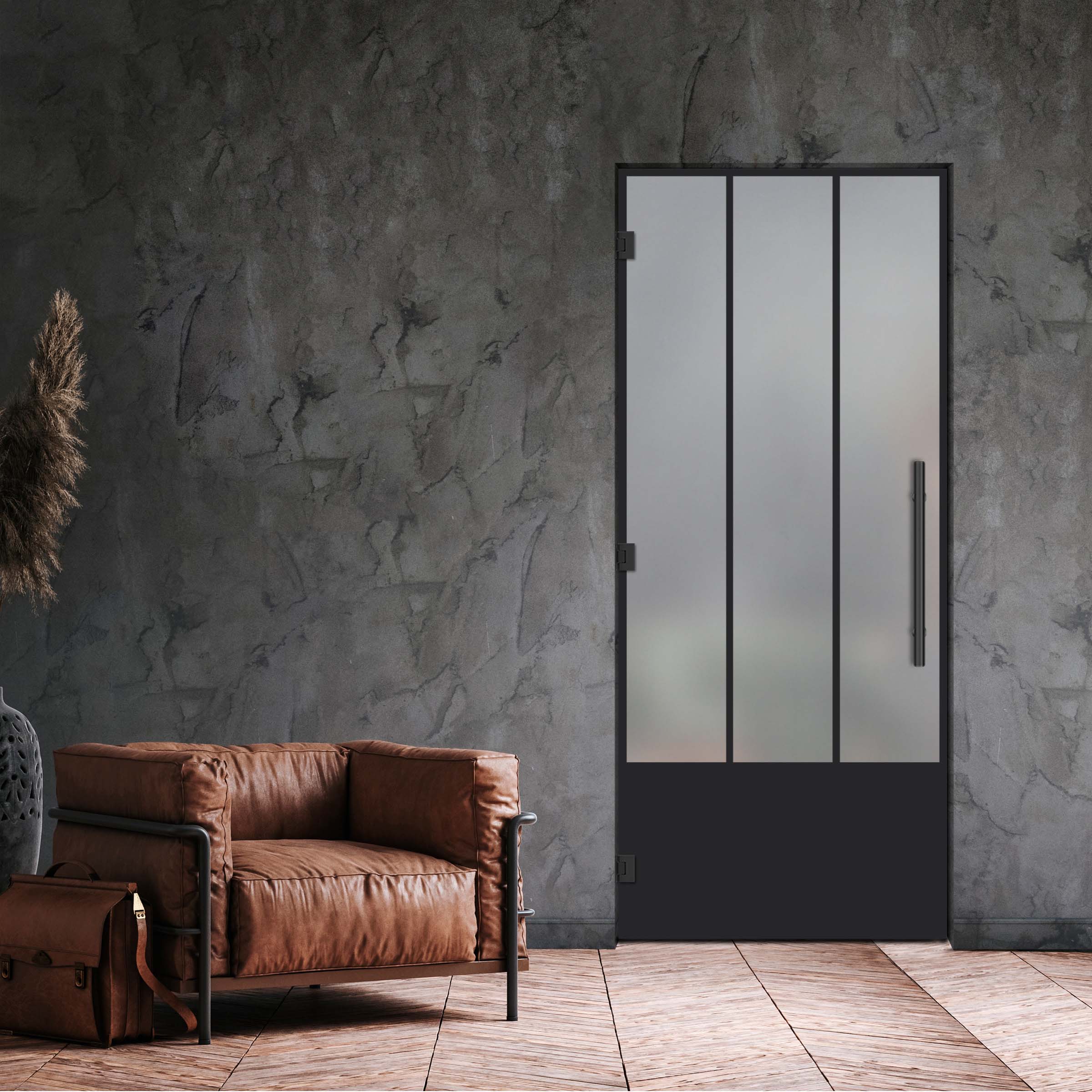 Swing Glass Door Industrial & Loft Style SD-4192