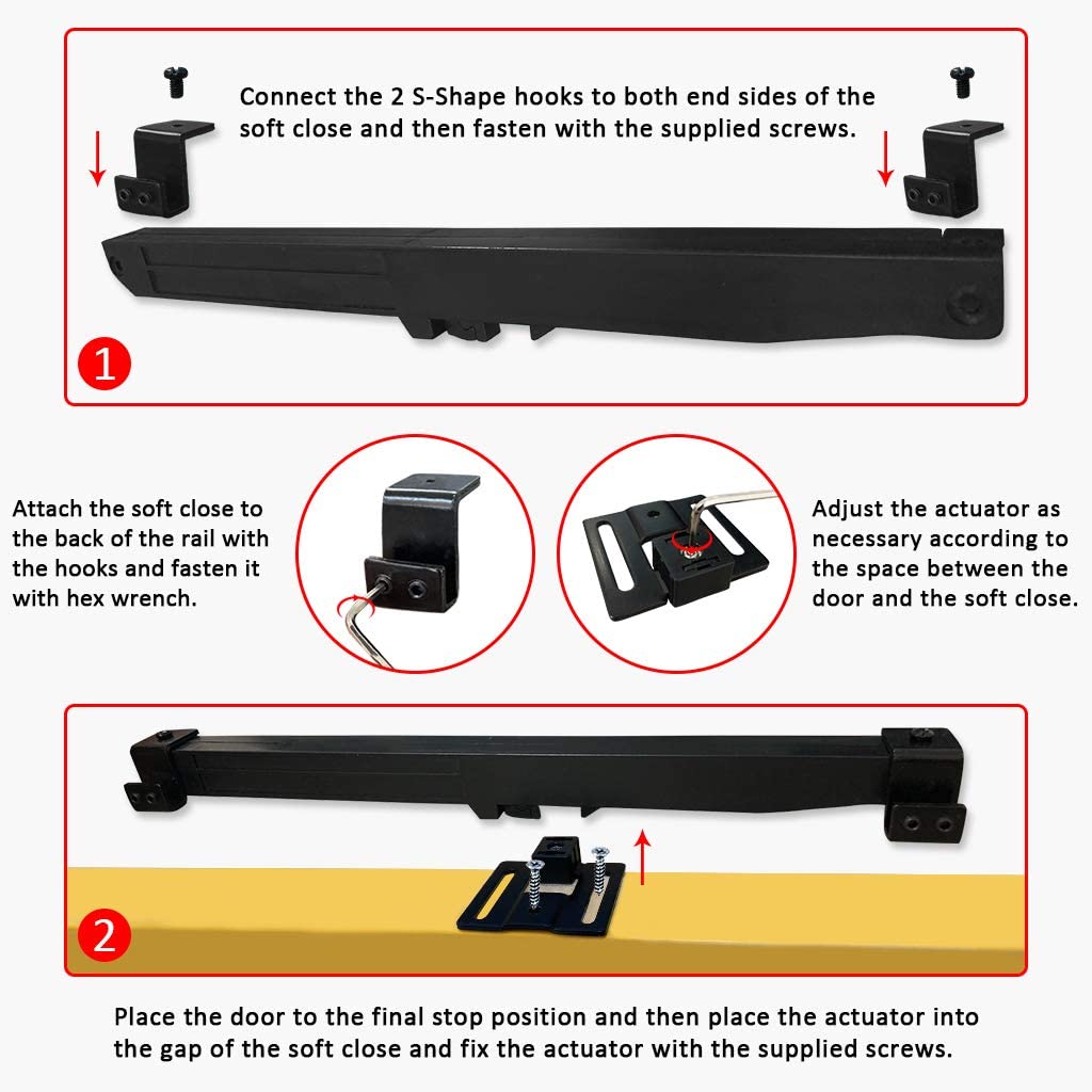 Soft Close System for Sliding Barn Doors