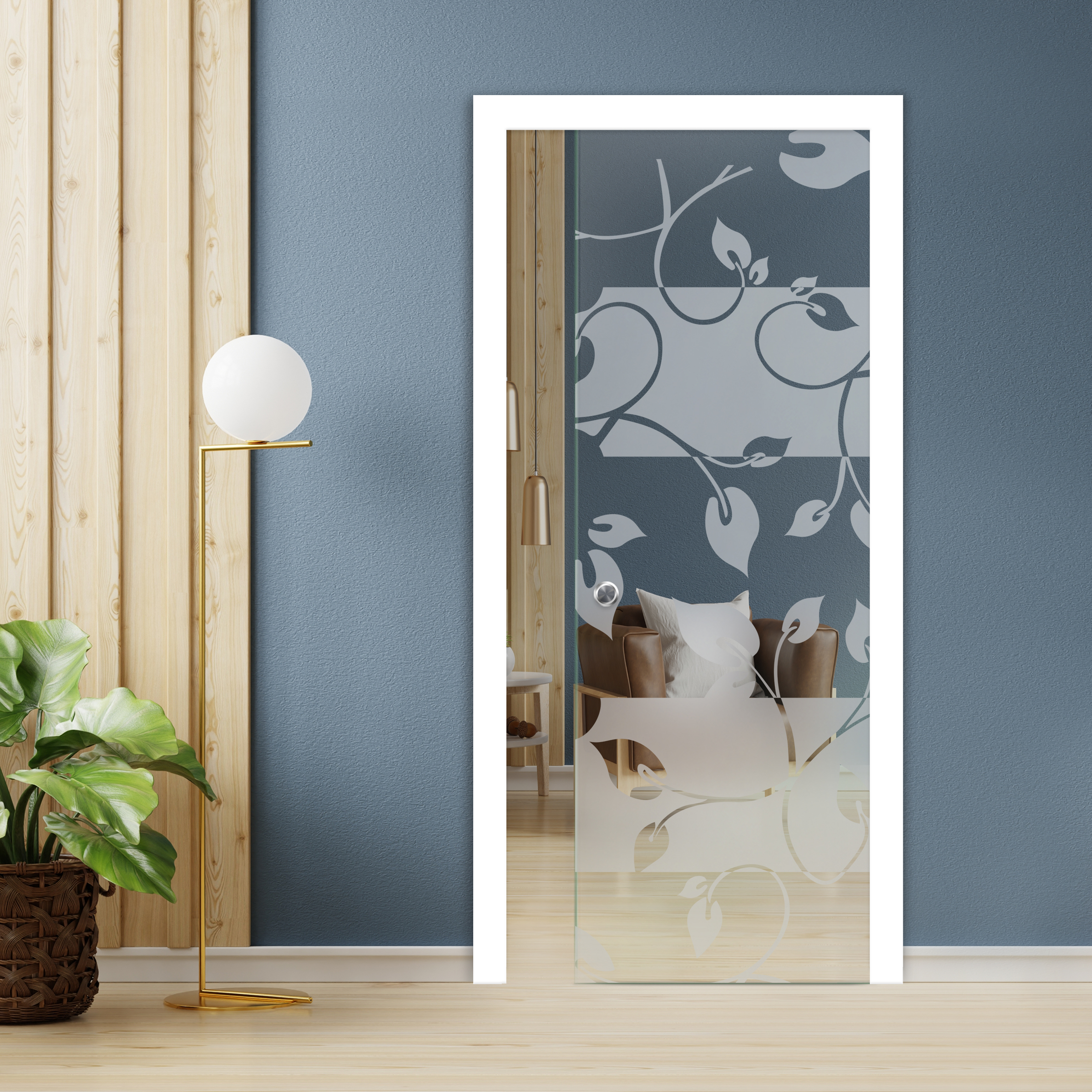 Pocket Glass Barn Door (Model PSGD-0071 Nom-Private)