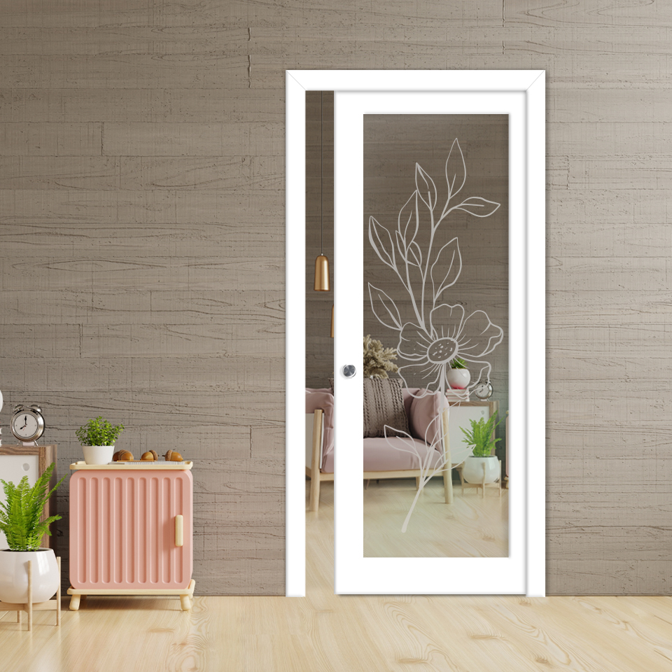 Glass Barn Door (Non-Private)_Recessed Grip Handle