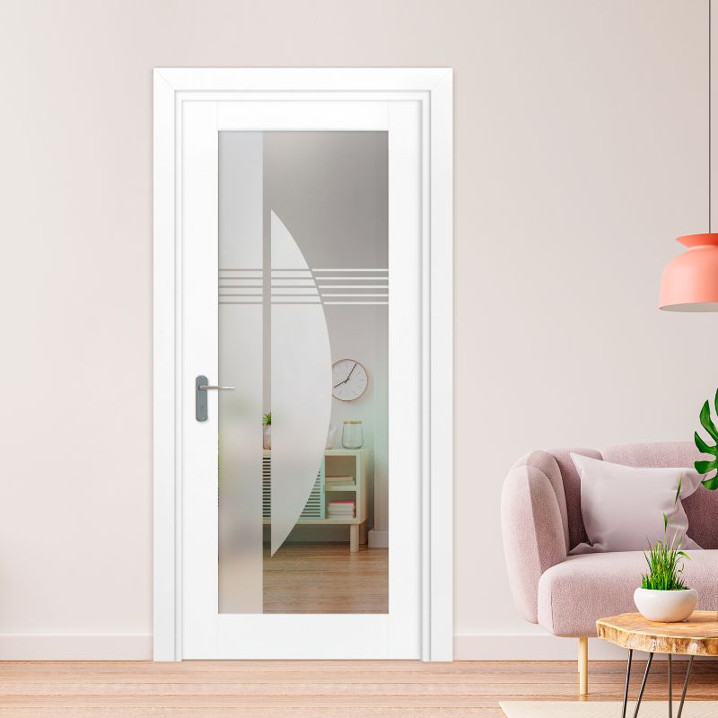 1 Lite Interior Door with Glass Insert (Non-Private)