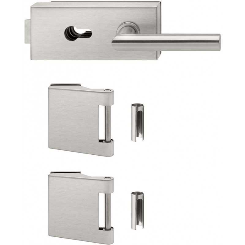 Glass Door fitting set for Profile Cylinder