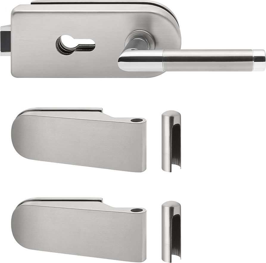 Glass Door fitting set for Profile Cylinder