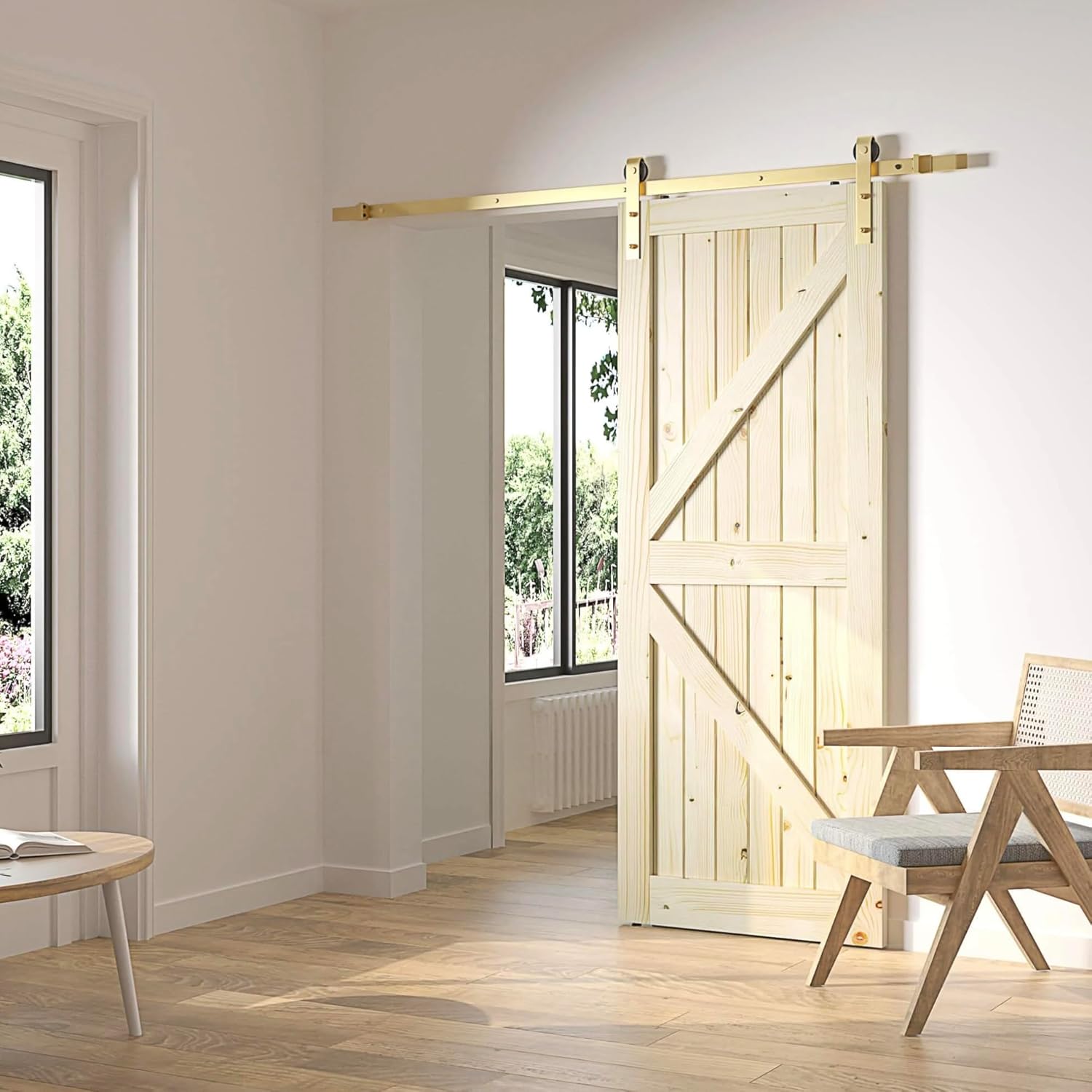 Sliding Wood Barn Door Hardware Kit