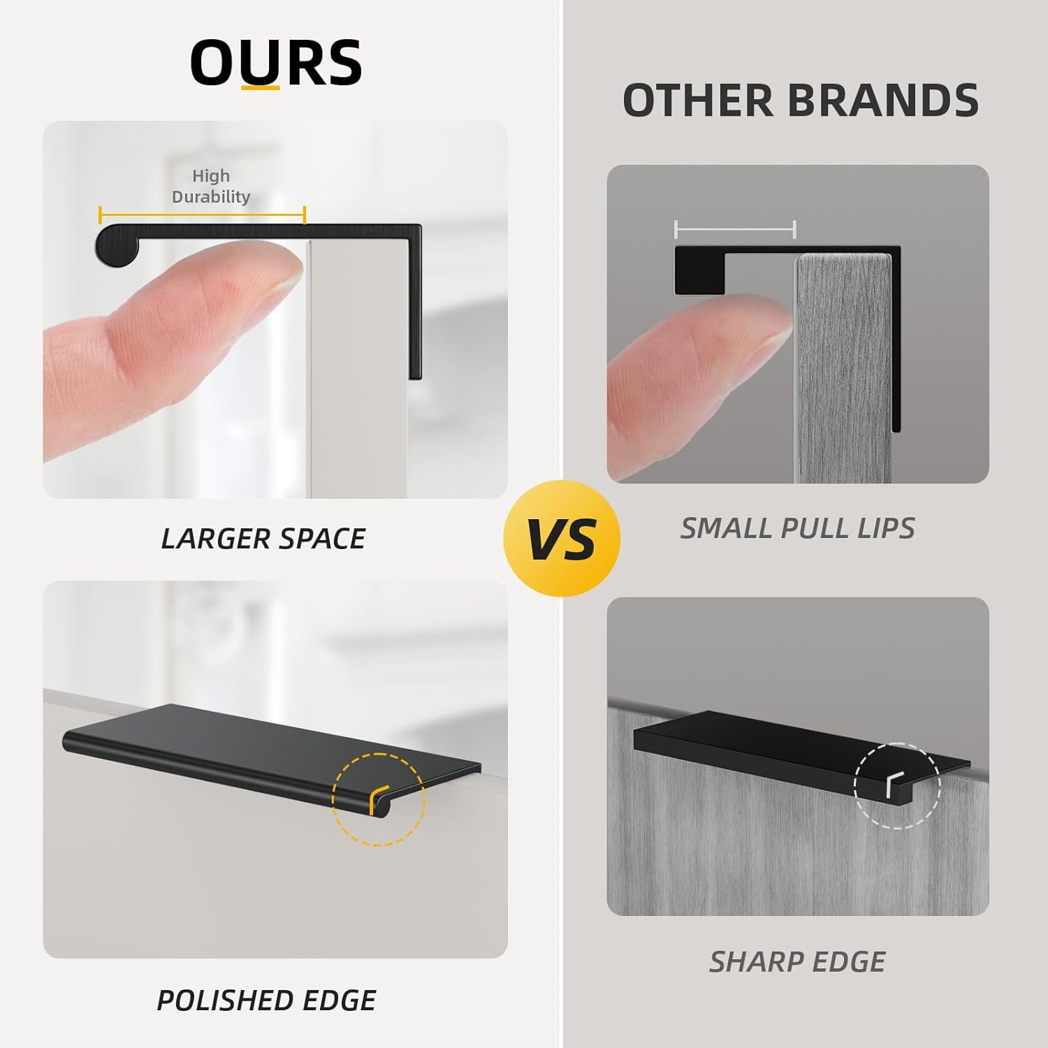 Elegant and Functional Adhesive Handles to Renovate Your Doors