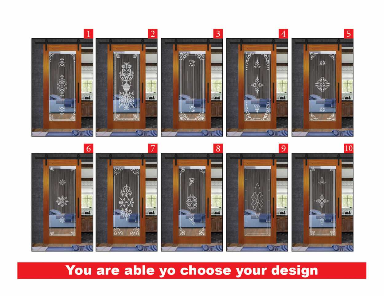 Please indicate which one you chose in the comment field of the checkout
