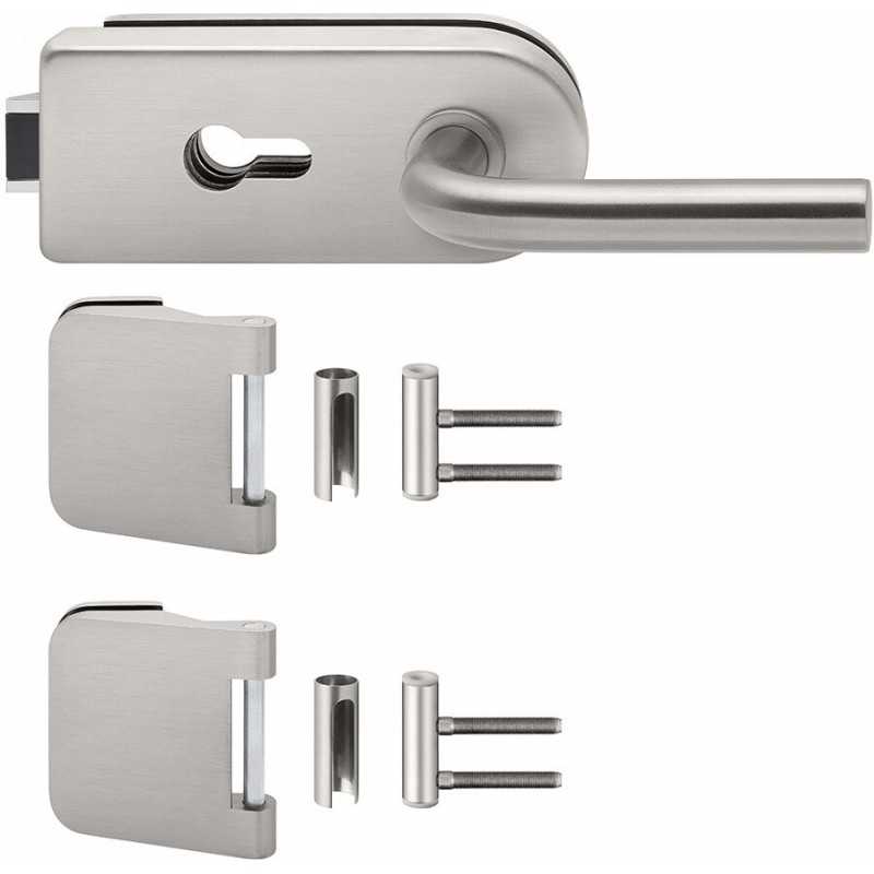 Glass Door fitting set for Profile Cylinder