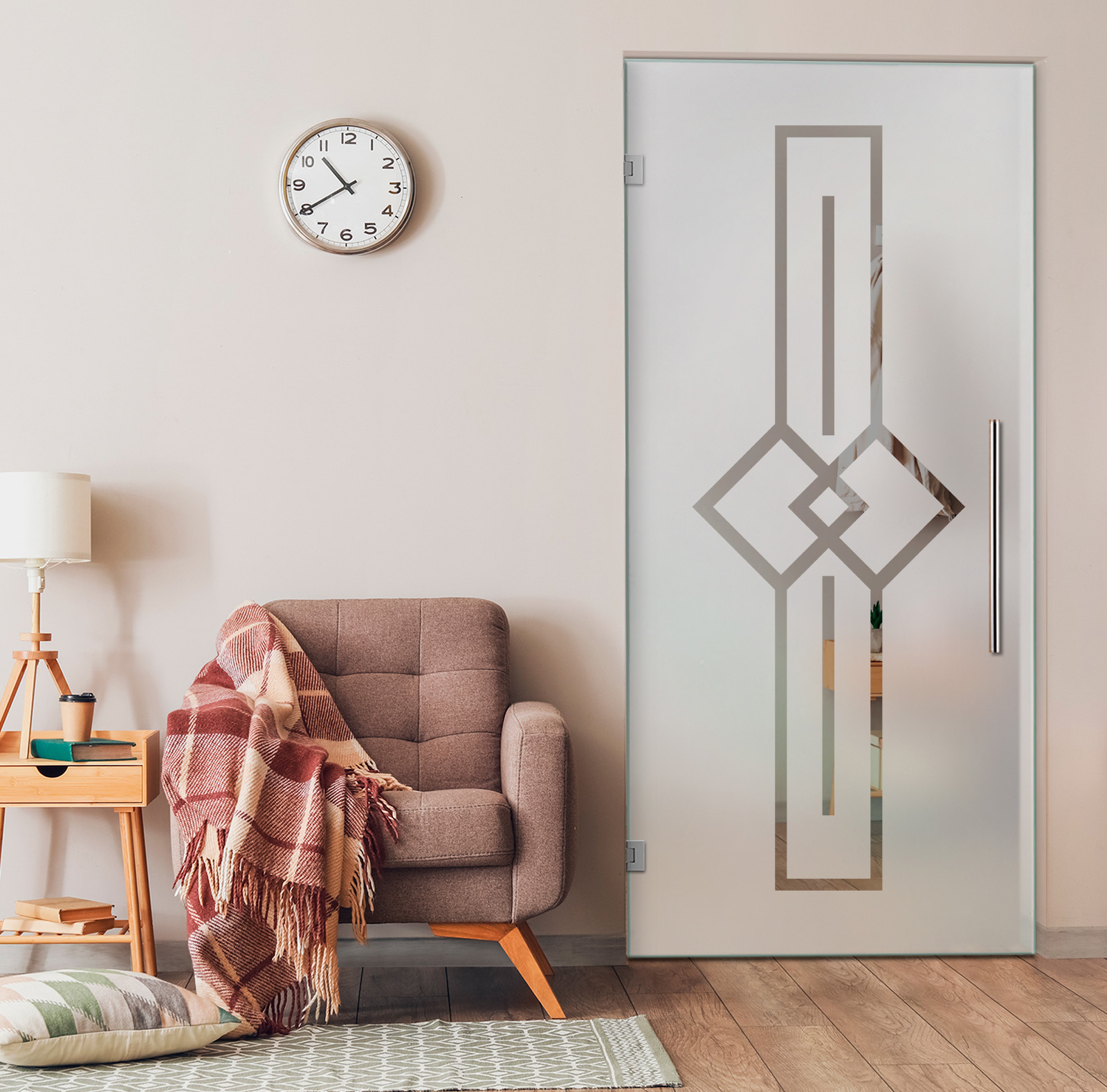 Swing Glass Door (Model SD-0007 Semi-Private)