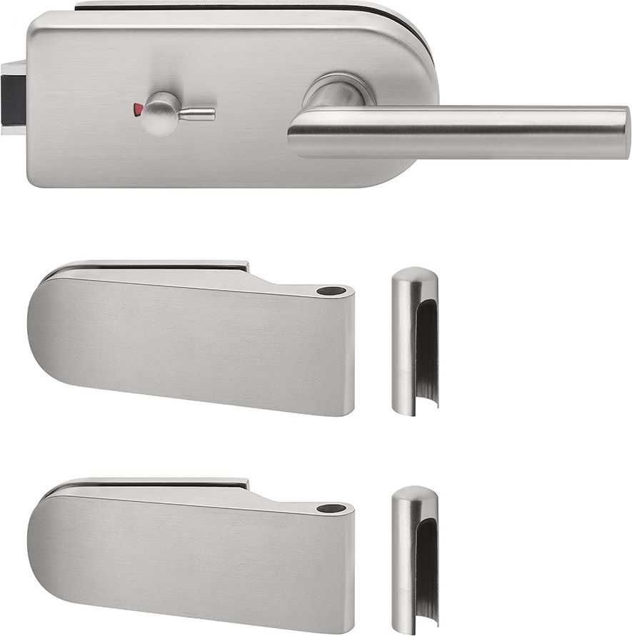 Glass Door fitting set for Bathroom