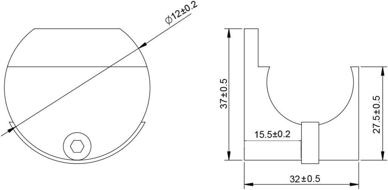 Sliding Wood Barn Door Hardware Kit with Round Rail and Single Roller