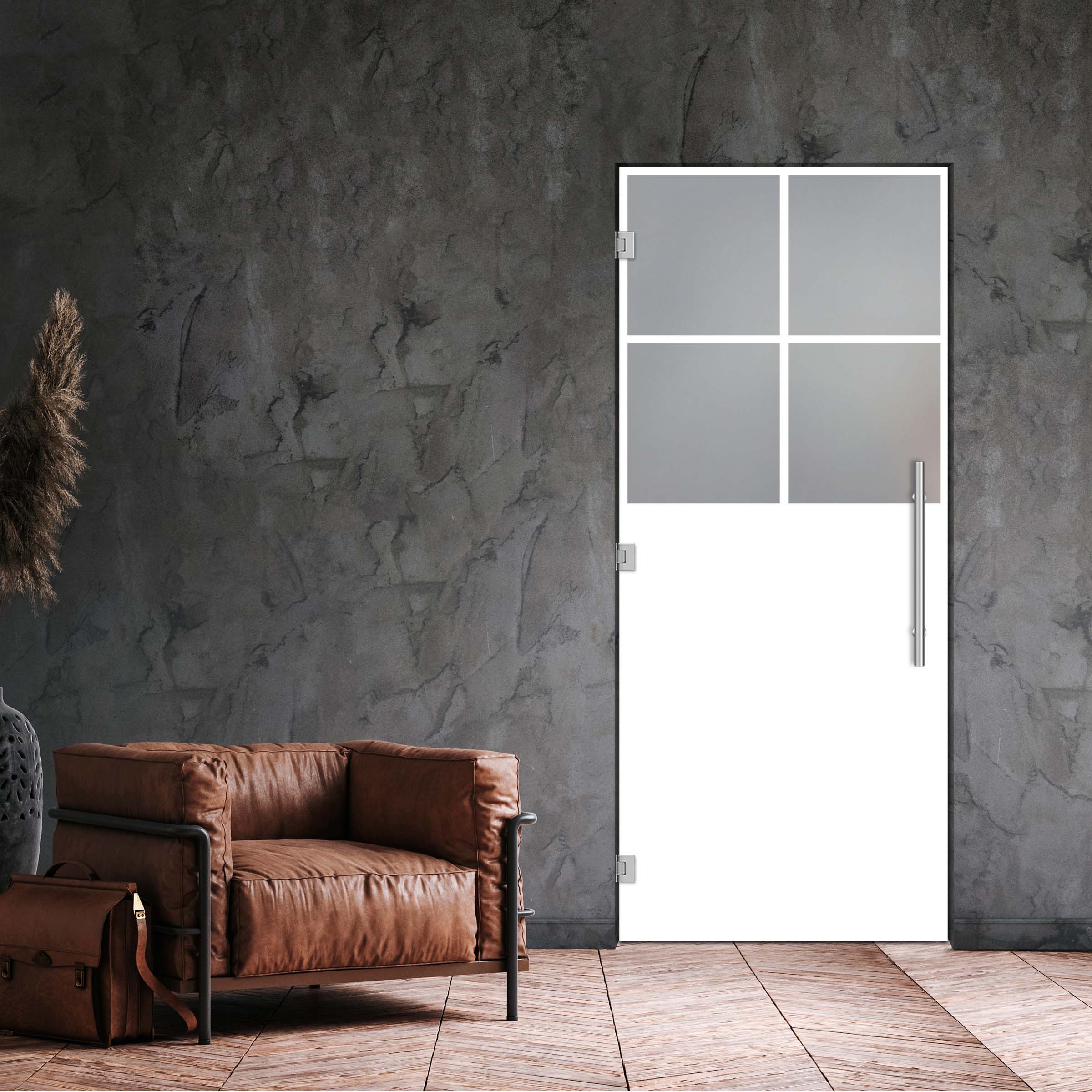 Swing Glass Door Industrial & Loft Style SD-4155