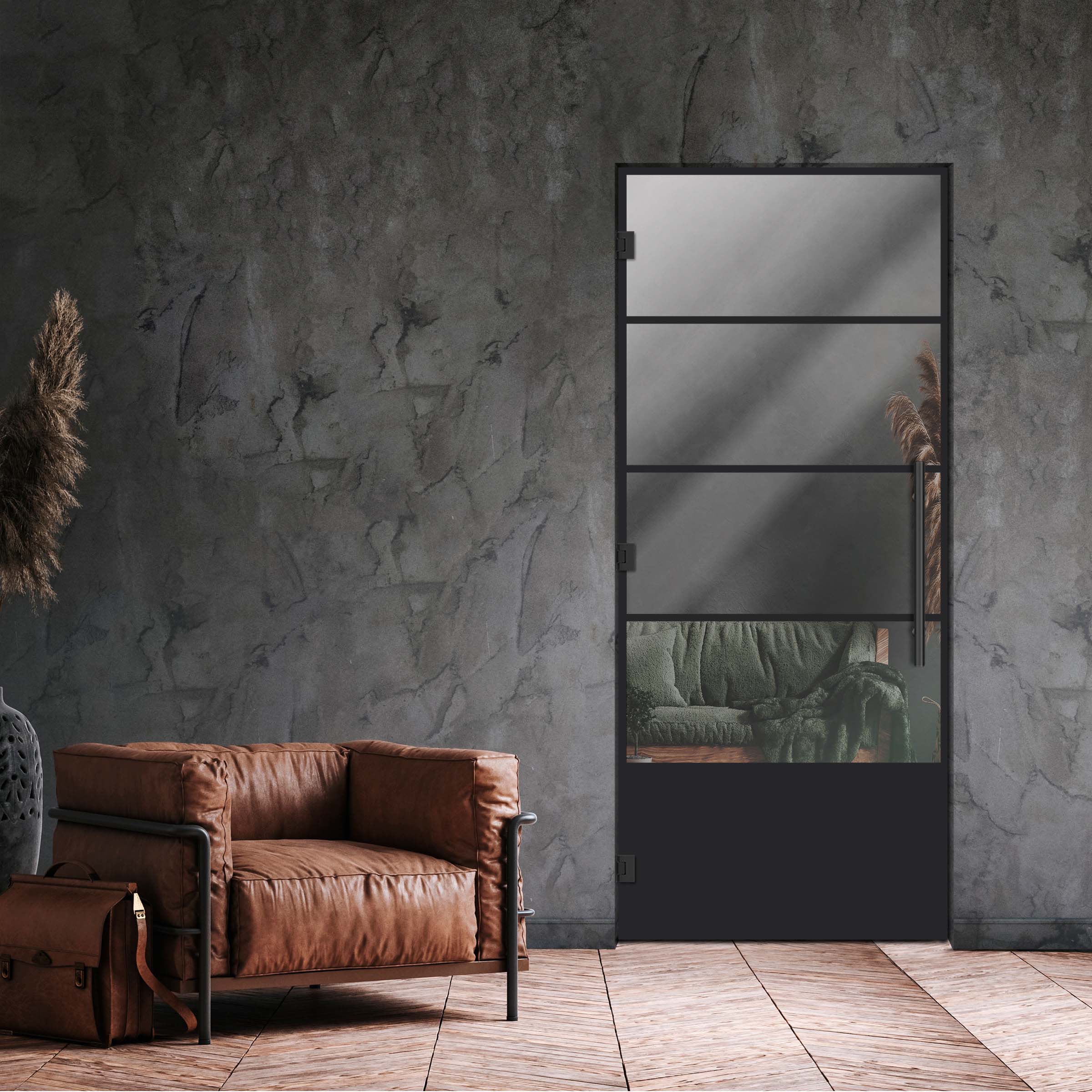 Swing Glass Door Industrial & Loft Style SD-4194