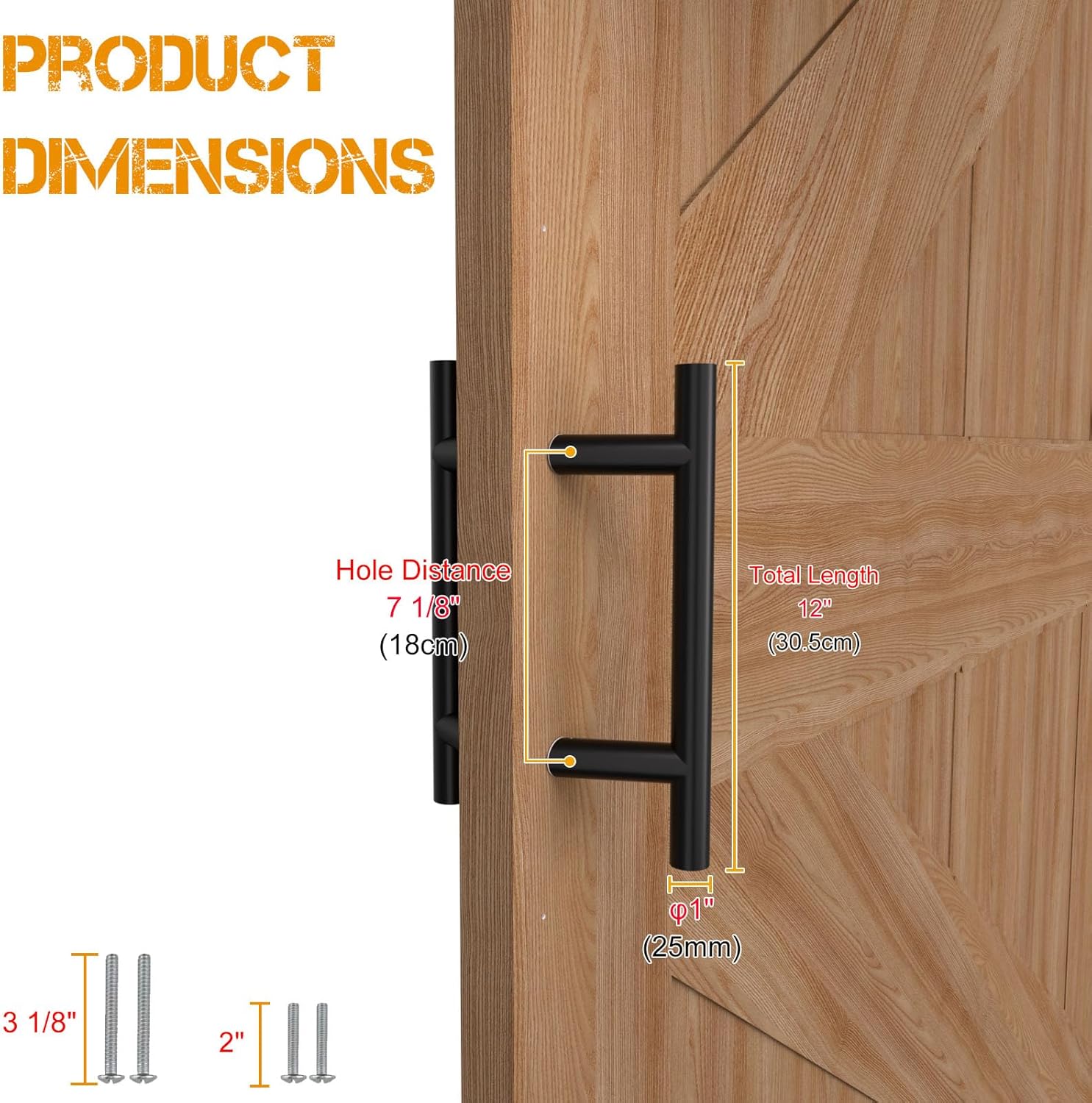 Double-Sided Handle for Wooden Sliding Doors
