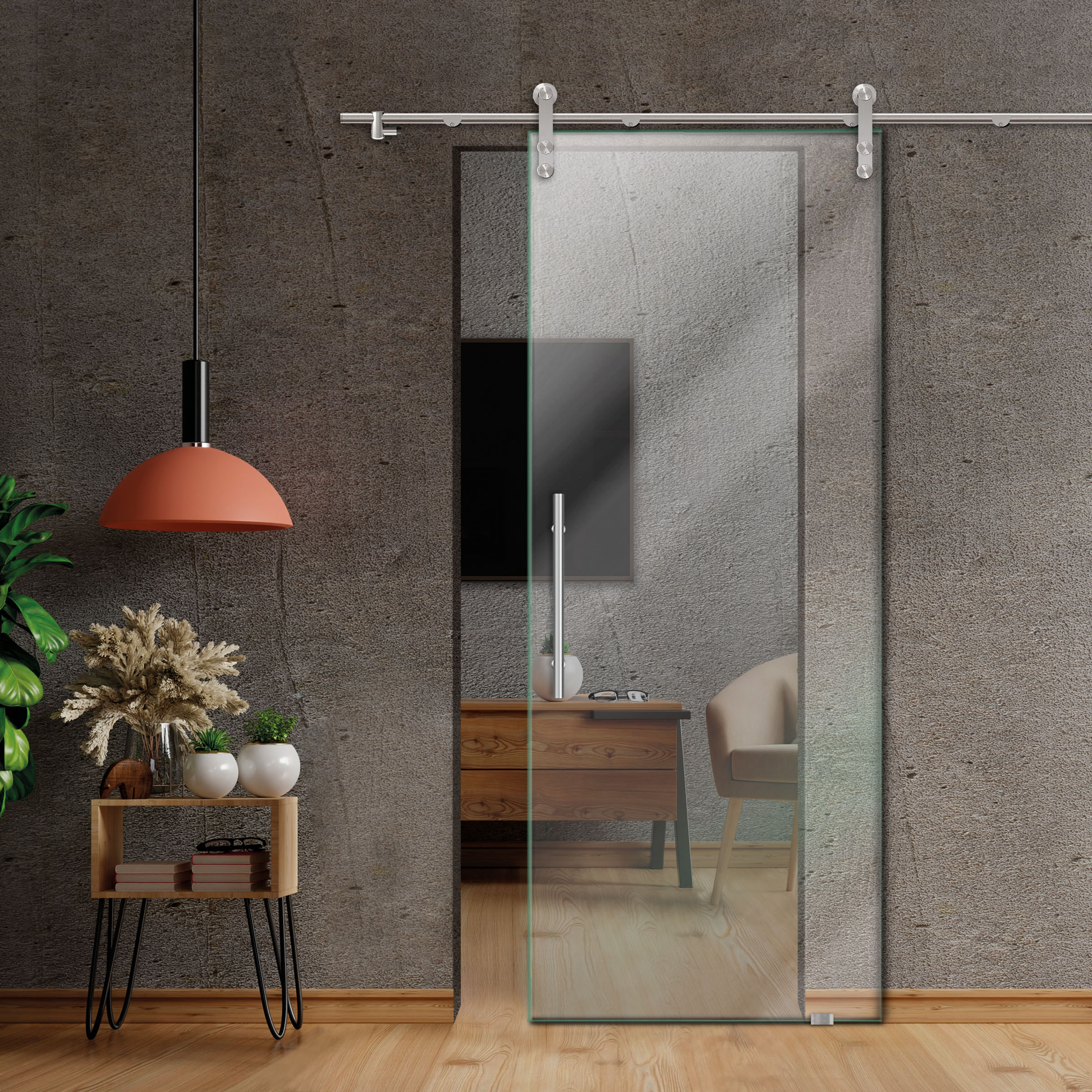 Clear Glass T-Handle
