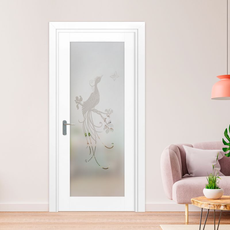1 Lite Interior Door with Glass Insert (Model 1LID-0004 Semi-Private)