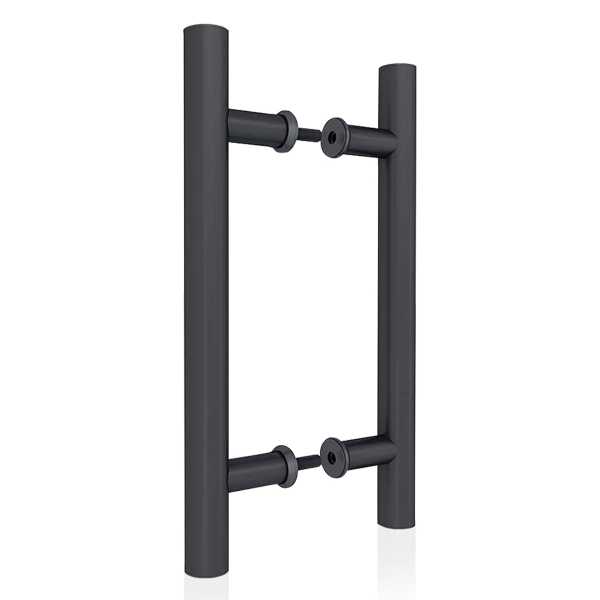 Black Handle Bar for Shower Glass Door