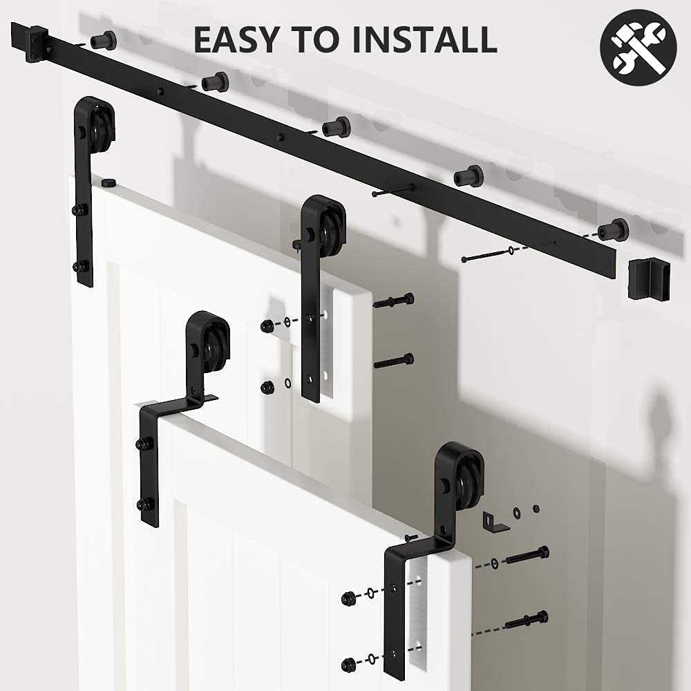 Hardware Kit for Double Bypass Sliding Door