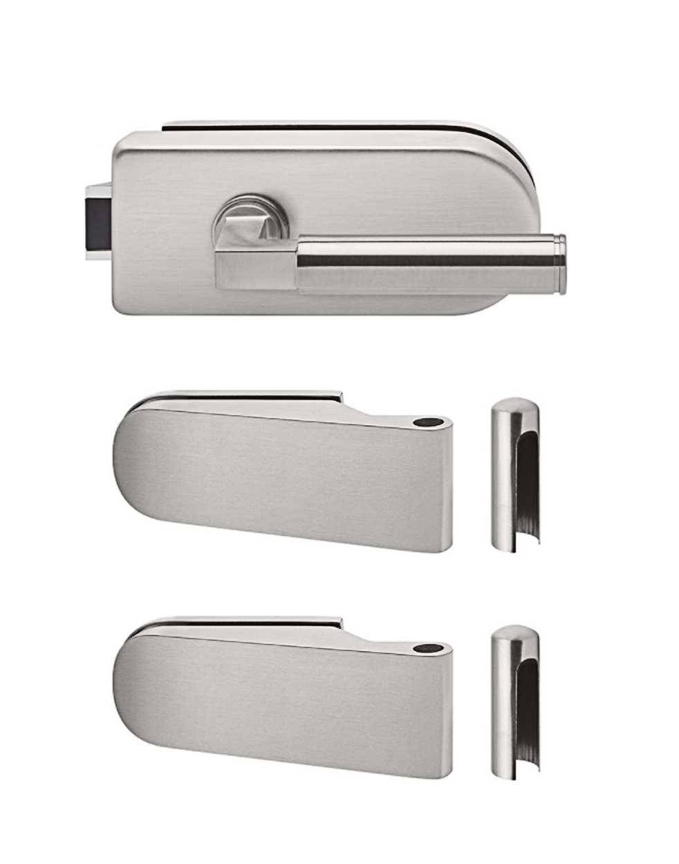 Glass Door fitting set Unlockable