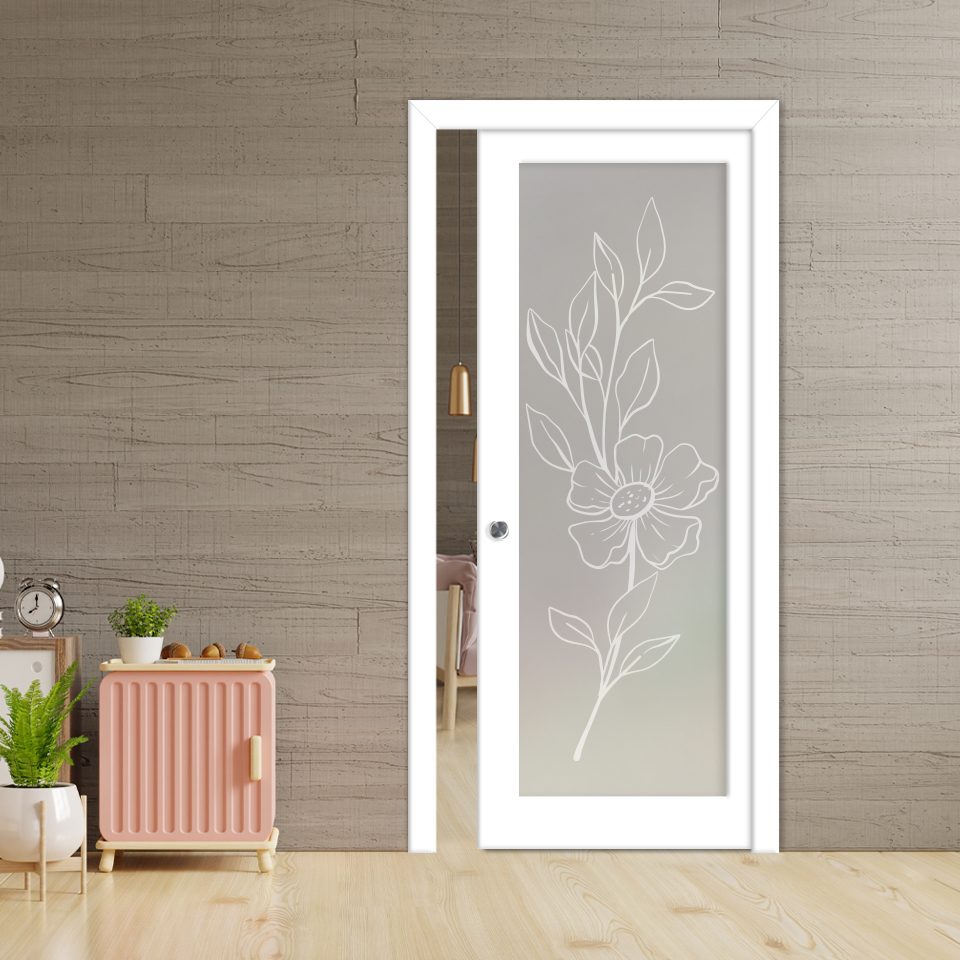 Glass Barn Door (Non-Private)_Recessed Grip Handle